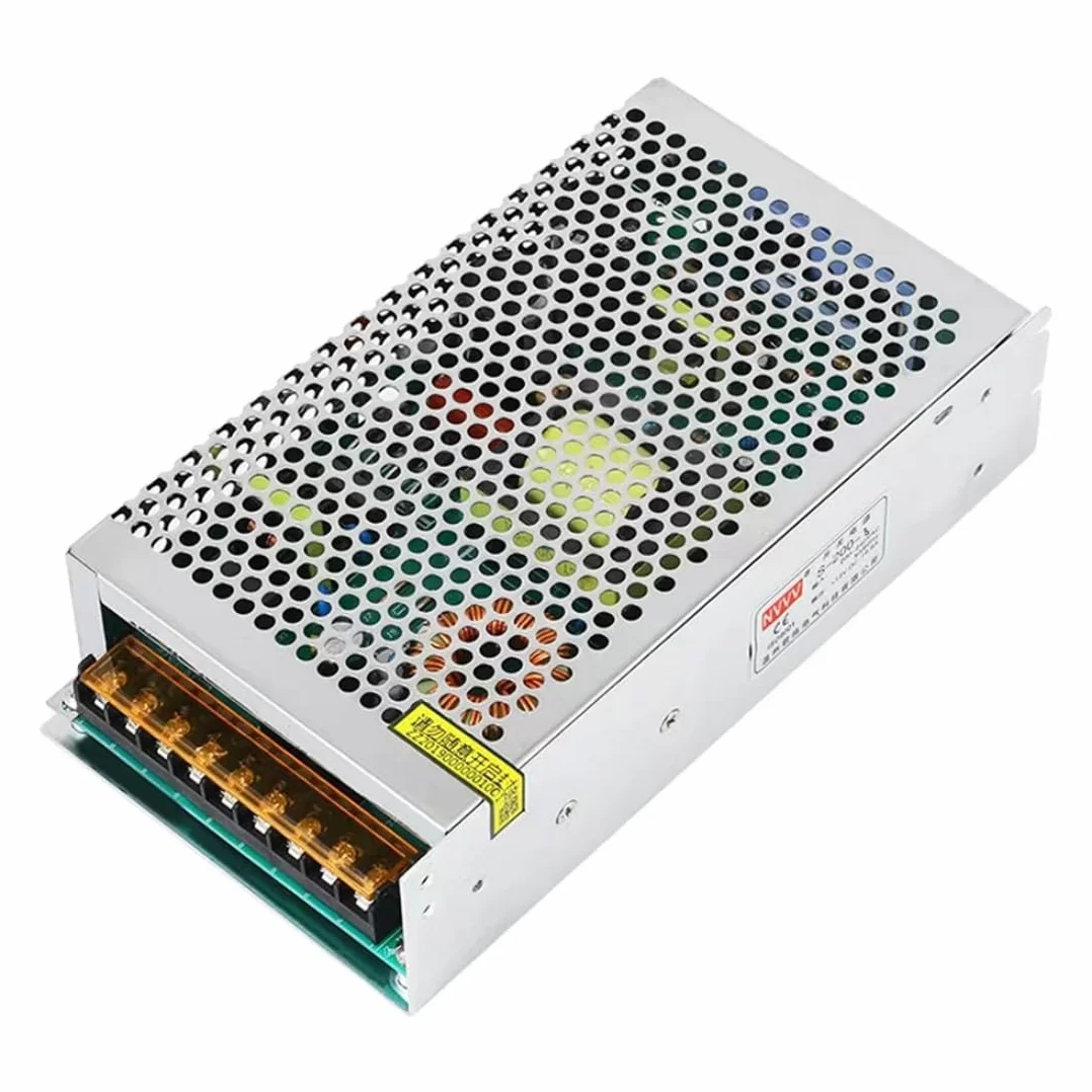 Zasilacz impulsowy 5 V, 40 A, 200 W, transformator AC 230 V na DC 5 V, idealny do taśm LED/świateł, kontrolera drukarki 3D i systemu CCTV, ze stabilnym napięciem i zabezpieczeniem przed przeciążeniem