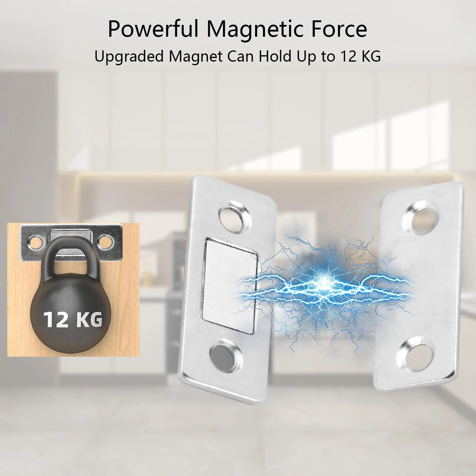 Magnesy drzwiowe silne zamknięcie magnetyczne ze śrubami do drzwi meblowych Ultra cienkie