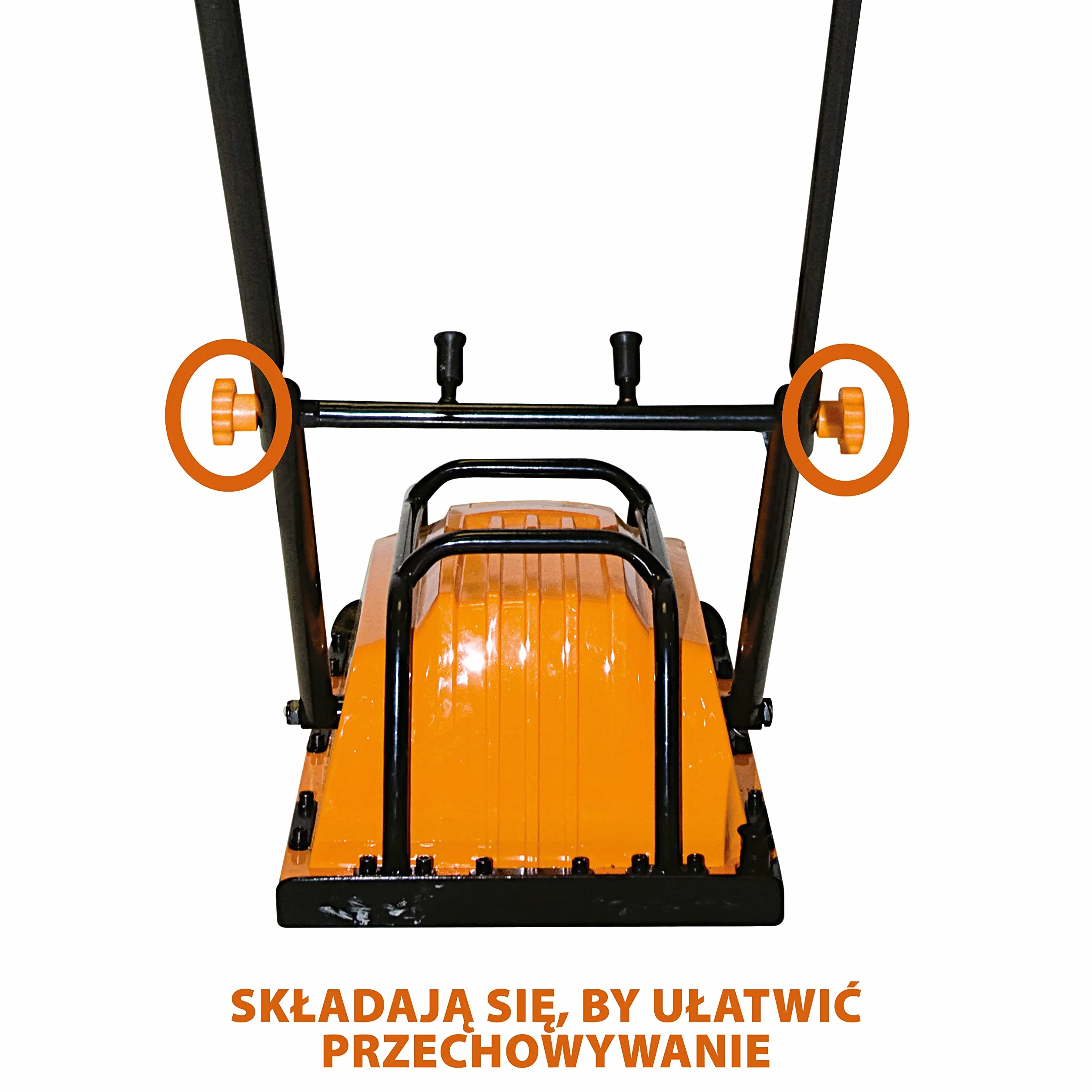 Evolution Power Tools Hulk Zagęszczarka 130 W 230 V Pomarańczowy Czarny