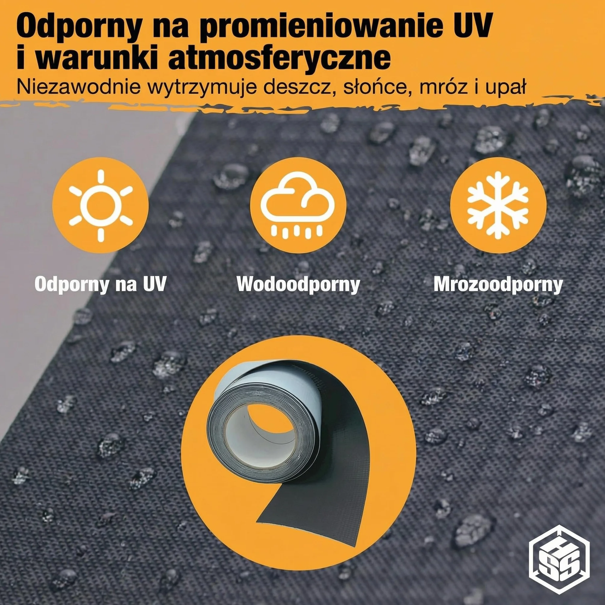 Samoprzylepna Taśma Butylowa EPDM do Uszczelnień – 10cm x 5m – Wodoodporna Taśma Naprawcza do Dachu, Rynien, Betonu i PVC – Odporna na UV i Warunki Atmosferyczne