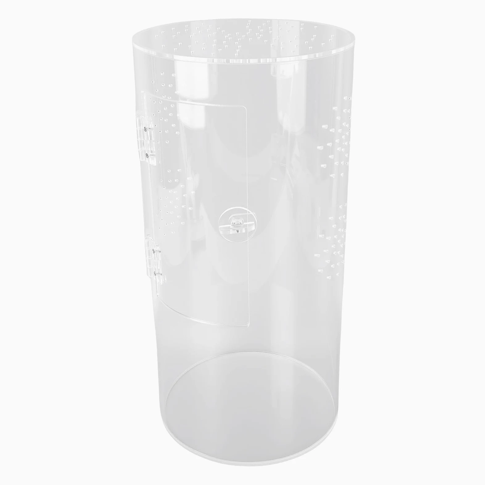 Generic Przezroczysta Obudowa dla Skakających Pająków Wytrzymałe Pionowe Terrarium dla Entuzjastów Jaszczurek, 1 Wysoka Nadrzewna Obudowa Tarantuli