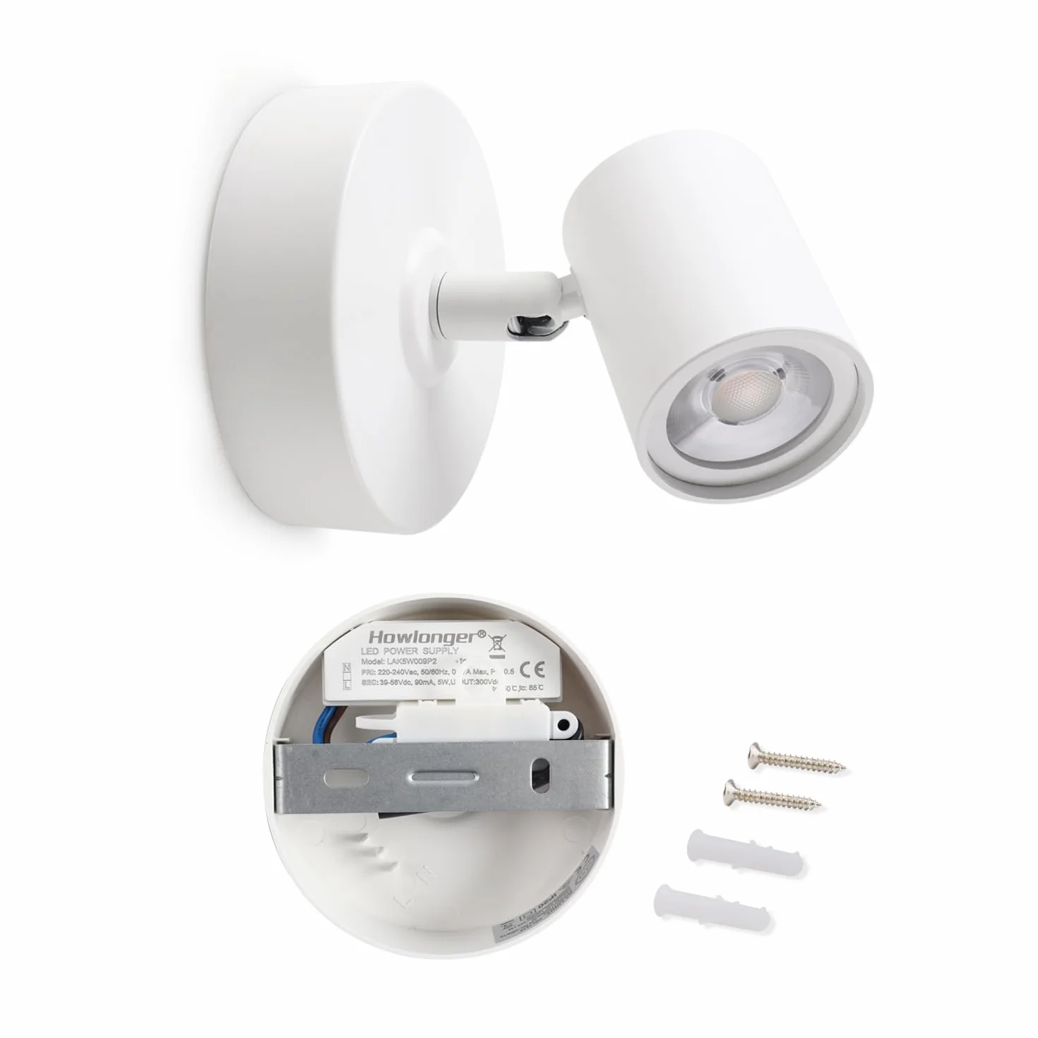 da LIGHT Lampa punktowa sufitowa LED CCT 1 źródło światła biała