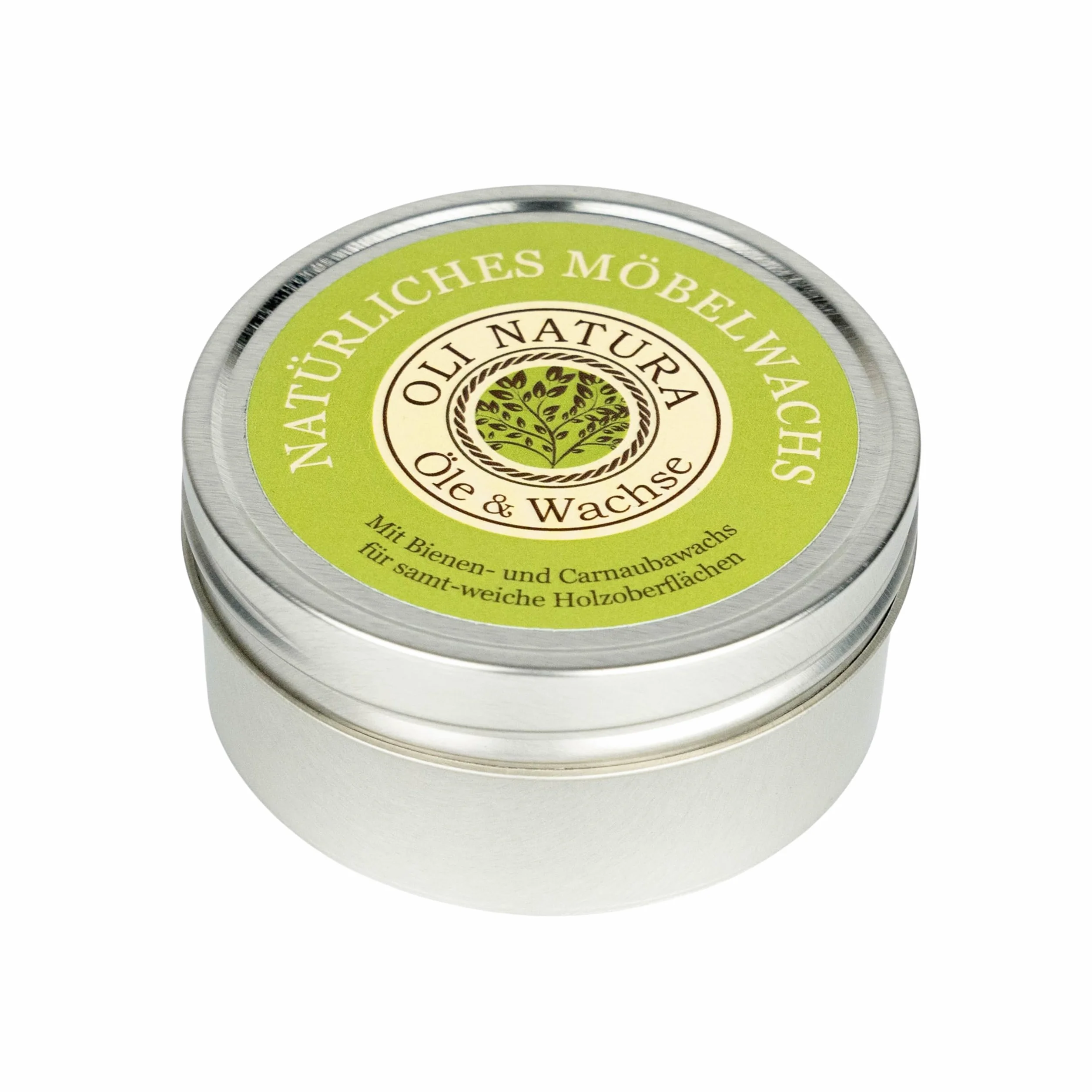 OLI-NATURA Bezzapachowy wosk do mebli 125 ml – wosk pszczeli i karnauba do drewna, naturalna ochrona