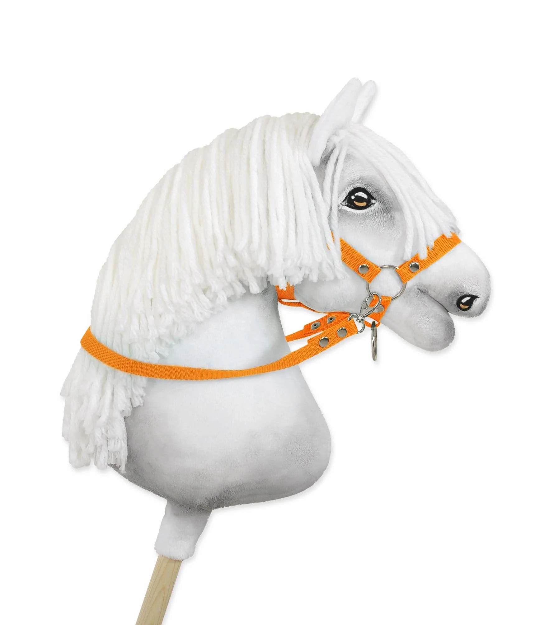 Lotnictwo dla konia Hobby Horse – neonowo-pomarańczowy, bez konia w zestawie.