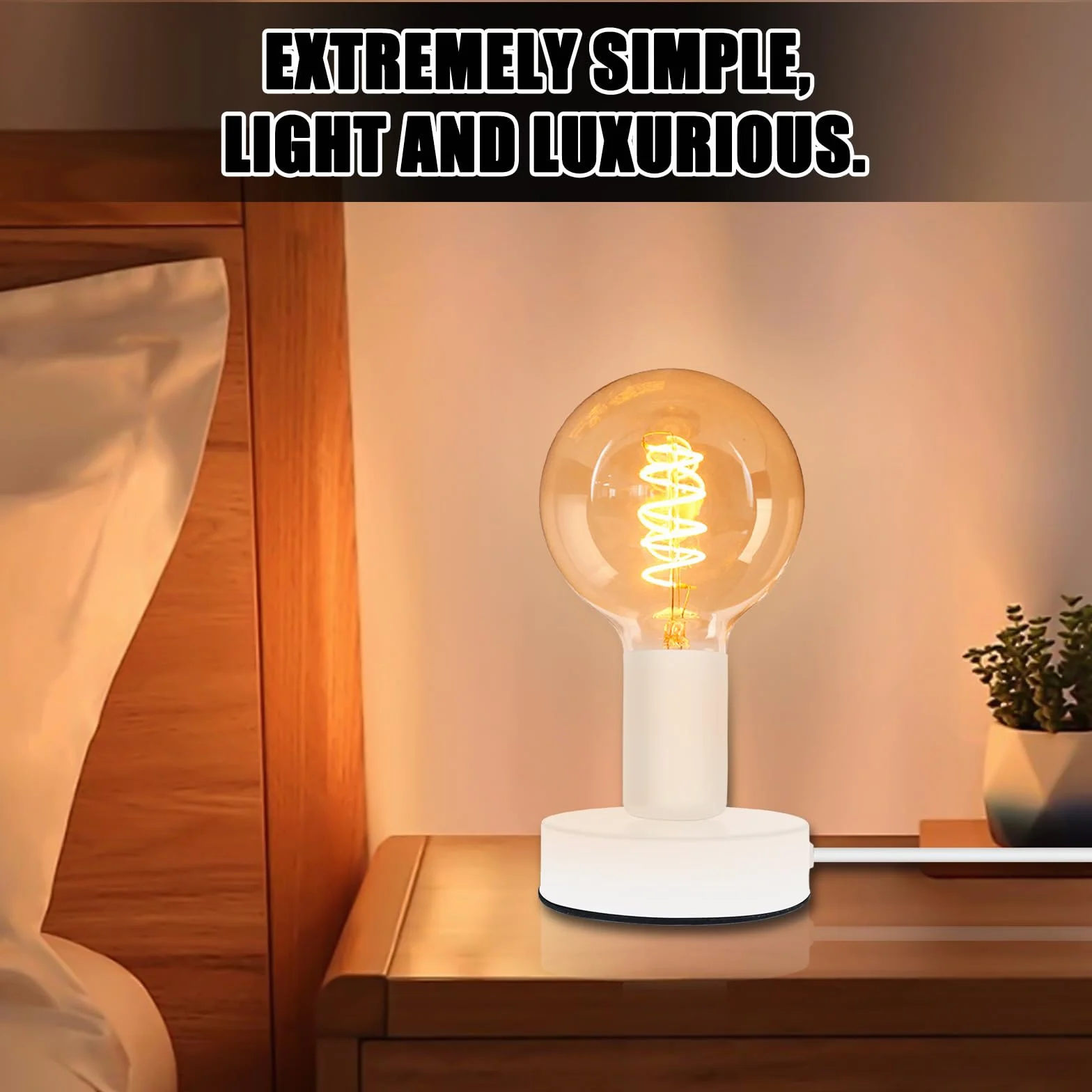GBKDQQ 2 sztuki lampy stołowej, oprawka E27 z kablem, oprawka lampy z przełącznikiem, lampka nocna, oprawa E27, do sypialni, salonu