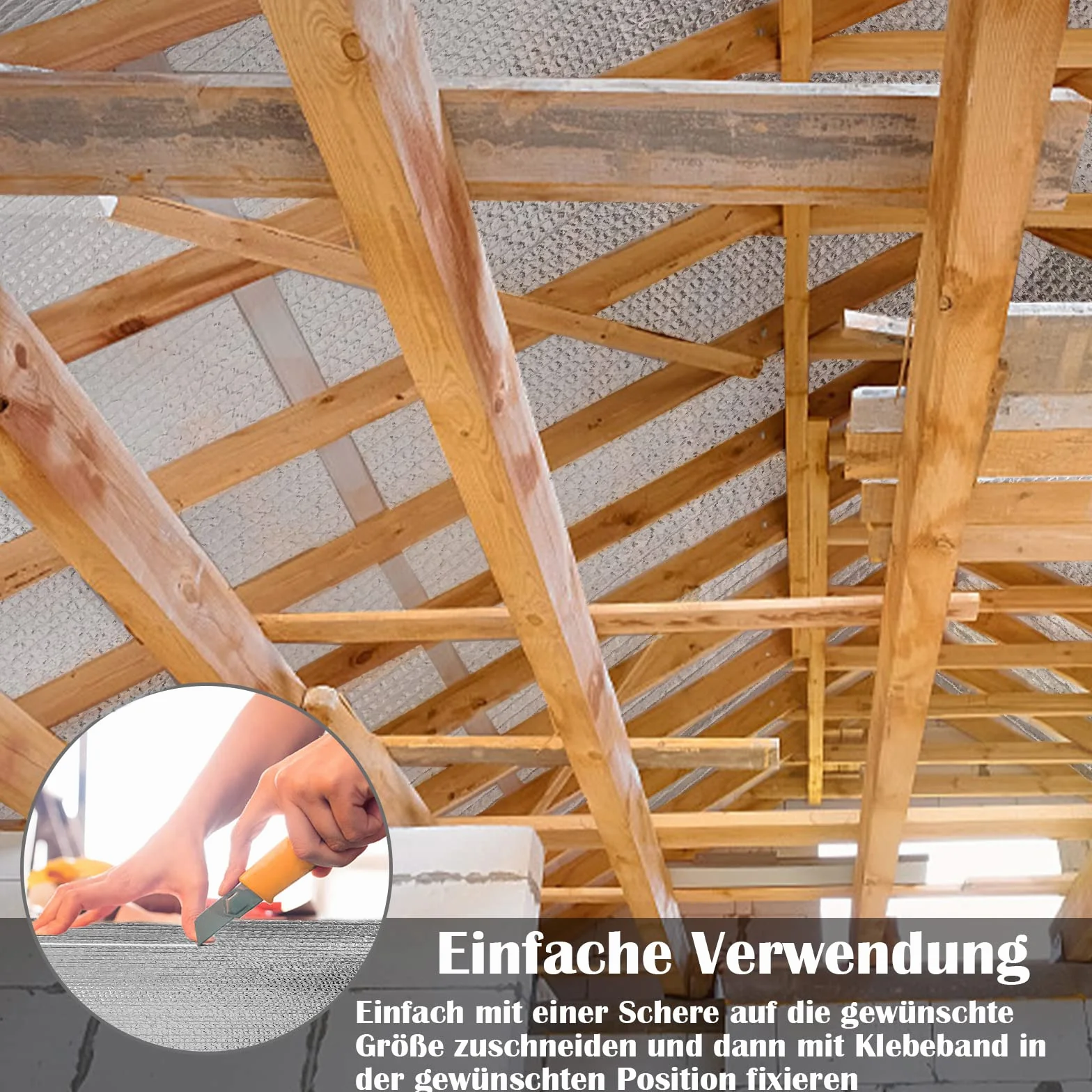 Folia odblaskowa izolacyjna na kaloryfer 1 x 15 m 3-4 mm podwójna bąbelkowa