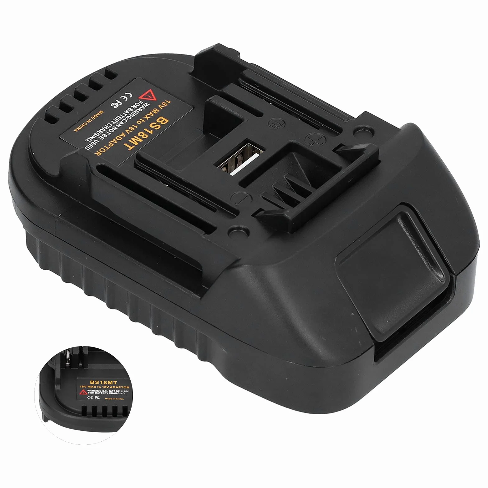 CHICIRIS Adapter Konwertera Baterii BS18MT 18 V Litowych Kompatybilny z BL1830 BL1840 BL1850 BL1860