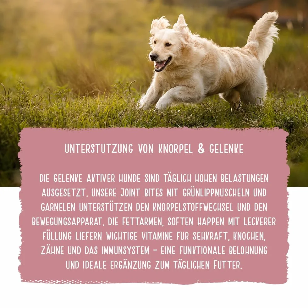 Chicopee HNL Joint Bites wsparcie chrząstki i stawów | przekąska dla psów | kanadyjska receptura | Made in Germany | marka firmy Bosch dla zwierząt