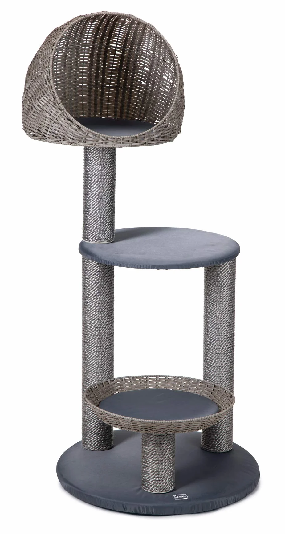 Karlie 522670 Outdoor drapak Rixy, szary, 56 x 56 x 129,5 cm (1 opakowanie)