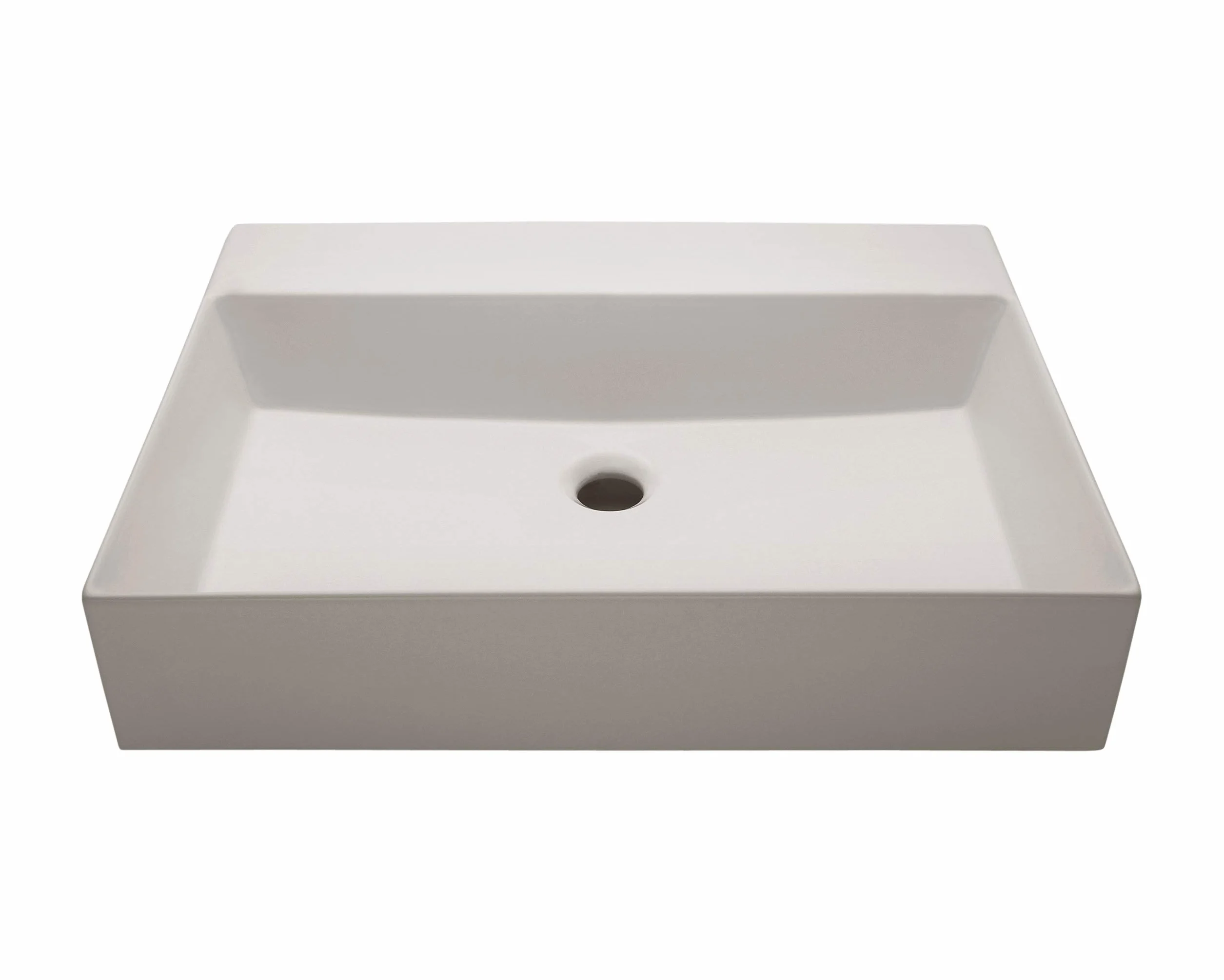 Azzurra Ceramiczna umywalka model Elegance Squared biała błyszcząca 60 x 45 x 12,5 cm