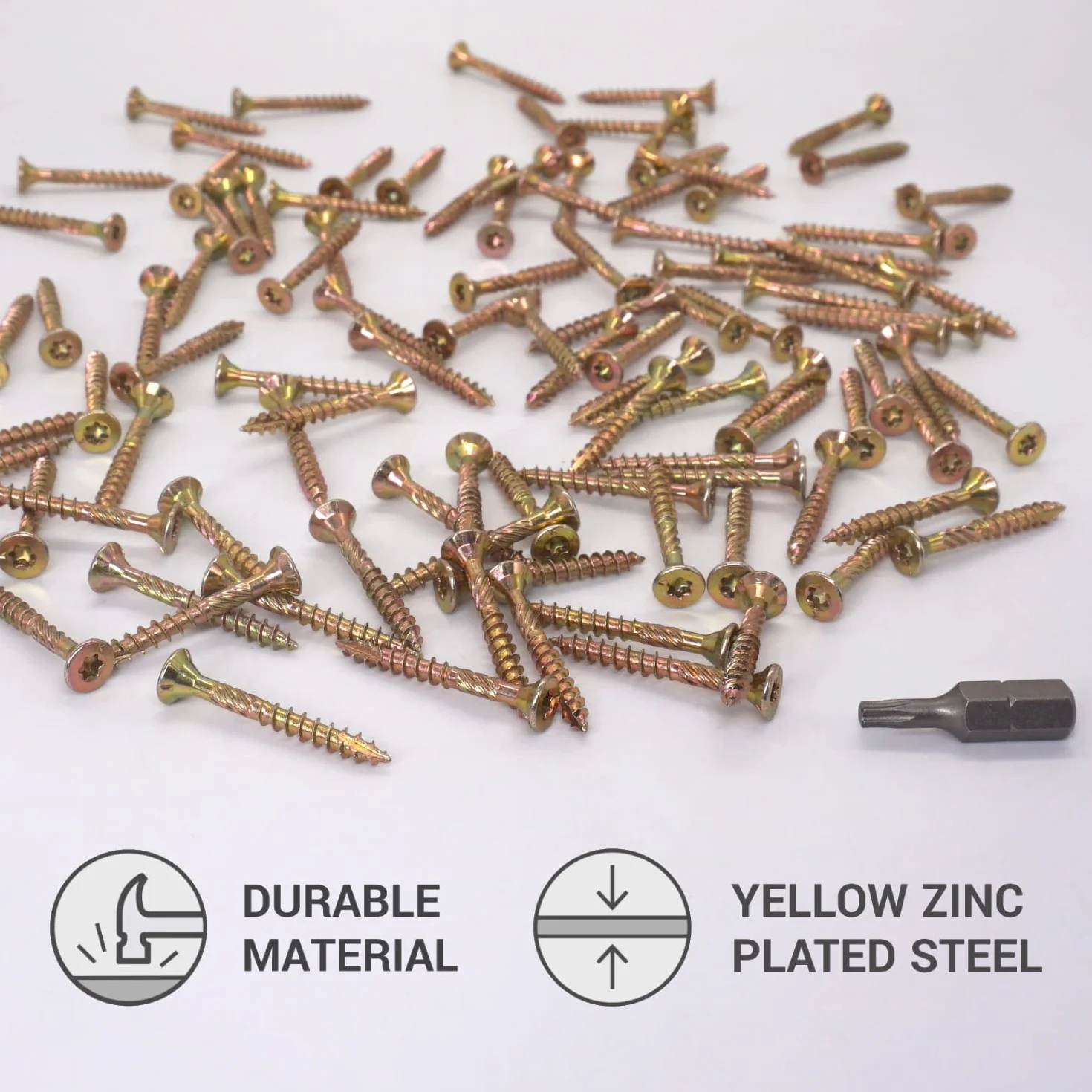 Śruby do drewna ocynkowane 3,5 x 30 mm Torx typ 17 SKIR'CO 200 szt.