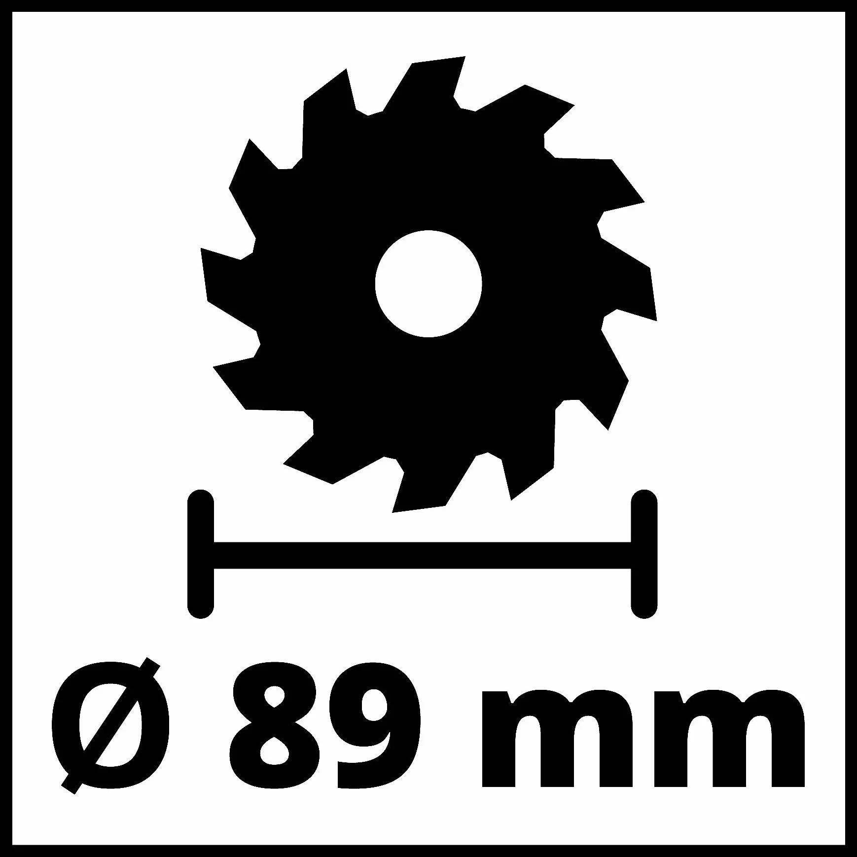 Einhell Akumulatorowa mini pilarka tarczowa TE-CS 18/89 Li-Solo Power X-Change (18 V, Li-ion, 2500 min-1, głębokość cięcia 28 mm, średnica tarczy piły 89 mm, bez akumulatora i ładowarki)