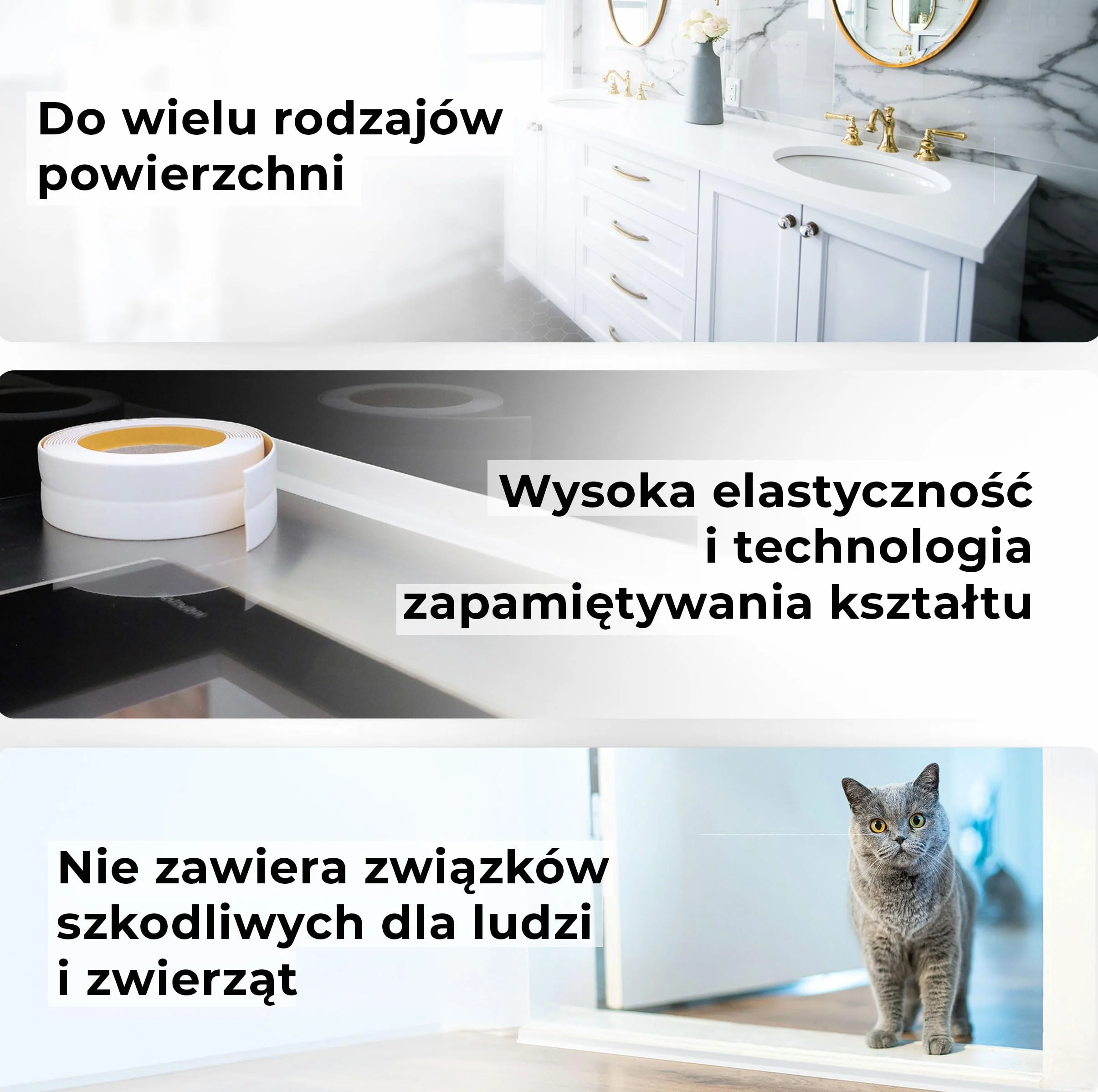 Listwa wykończeniowa PVC 30x30 mm samoprzylepna elastyczna beż 15 m