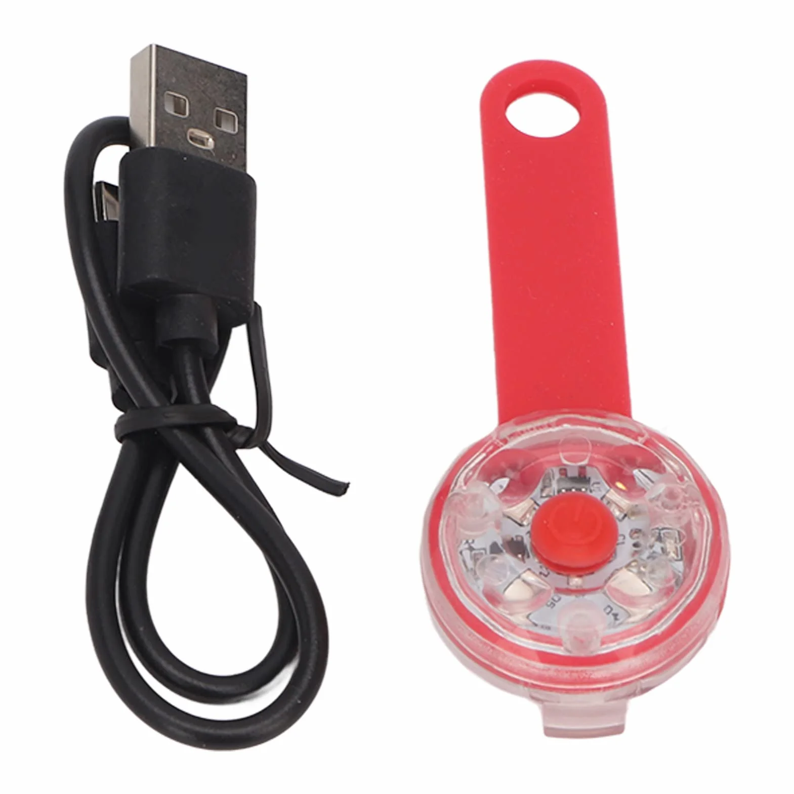 Obroża dla psa, ładowana przez USB Światło bezpieczeństwa dla psa IPX7 Wodoodporna 3 tryby oświetlenia dla psów na nocny spacer, lampa wisząca, Tworzywo sztuczne