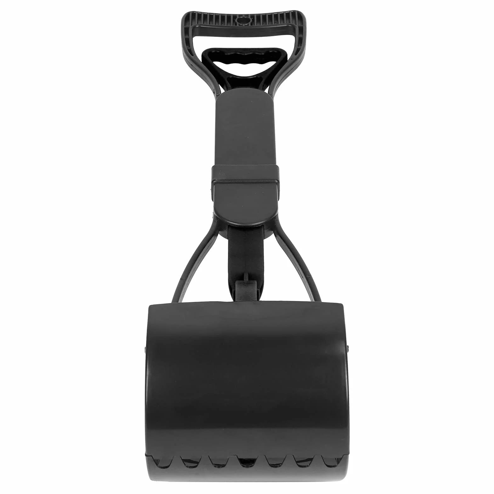 Pet Pooper Portable, Długi Uchwyt Szokowa Kupa Czysty Psa Skupiec (Wszystko czarne)
