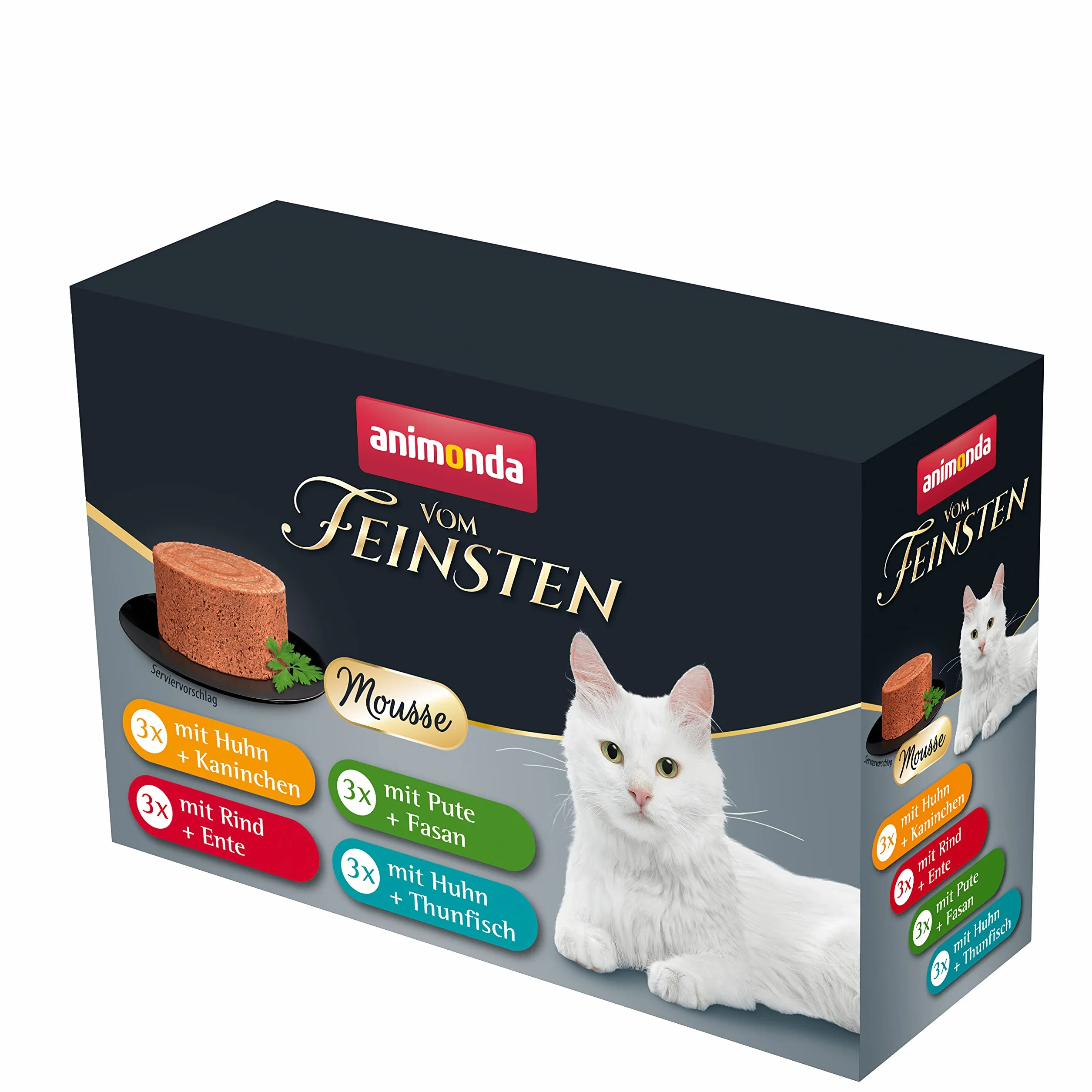Animonda Vom Feinsten Karma dla Kotów, Mix Smaków, 12 x 85 g