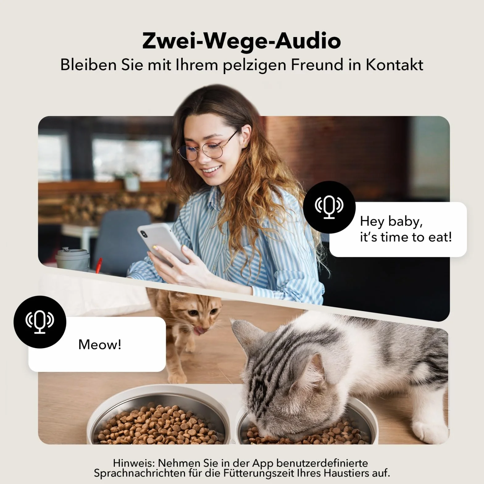 PETLIBRO 5G & 2.4G WiFi automatyczny dozownik karmy dla kotów z kamerą, 5 l 1080P HD automatyczny dozownik karmy dla psów z 2 miskami ze stali nierdzewnej, 1-10 past/dzień, sterowanie aplikacją, USB i