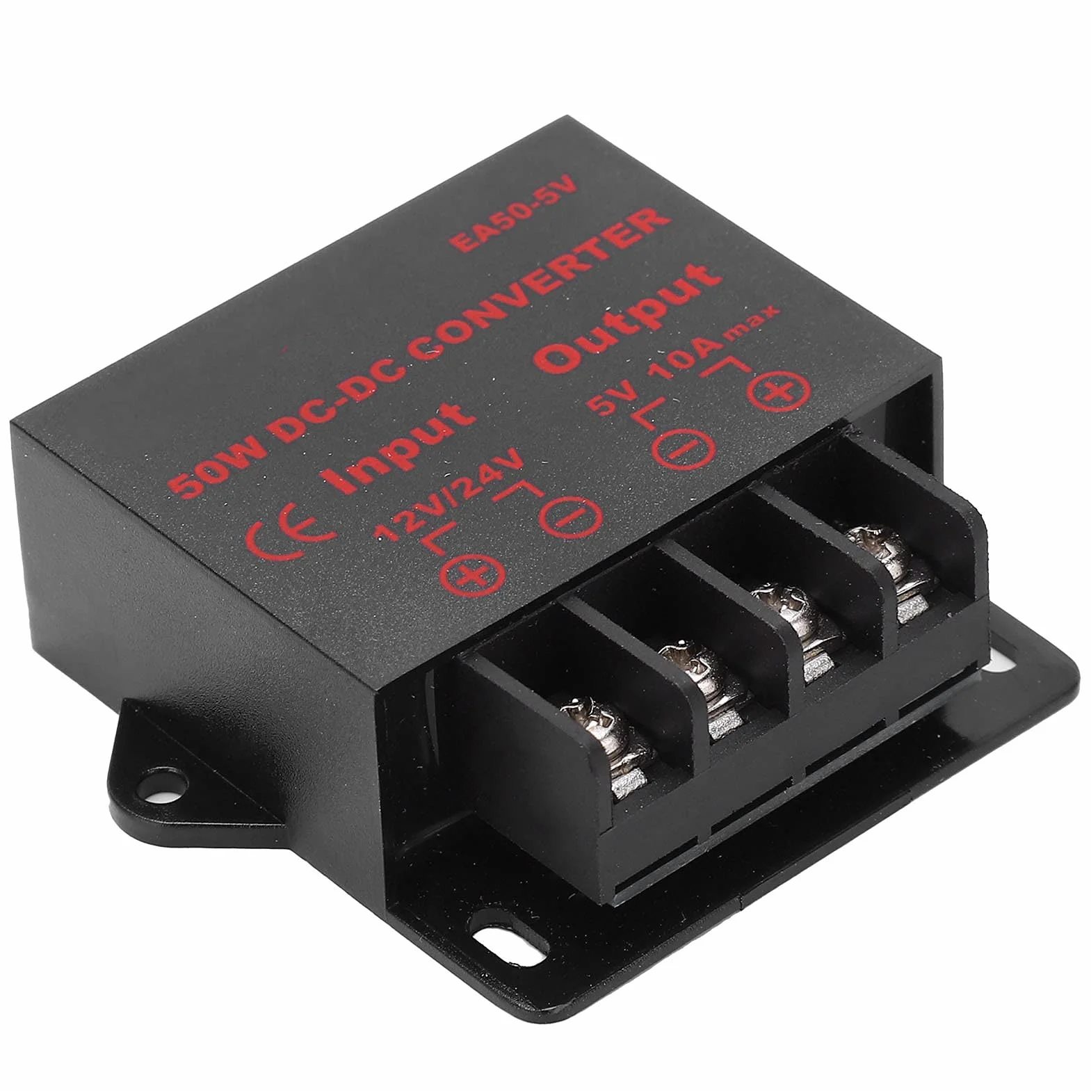 Walfront EA505V Adapter DC 24V 12V do 5V 10A Moduł Obniżający Regulator Napięcia do Taśmy LED