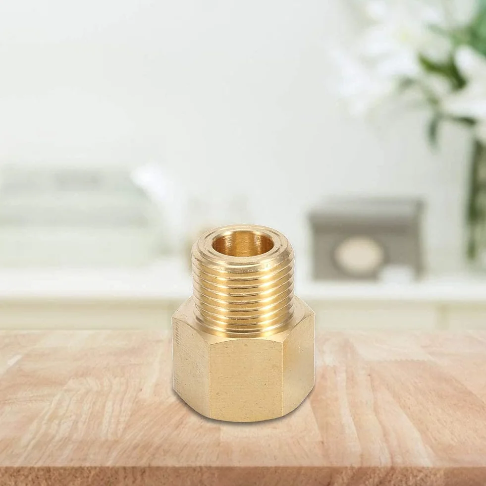 Adapter Butli CO2, Mosiężny Zbiornik Butli W21.8 CGA320 Adapter Adaptera Regulatora Złącze Adaptera Złącze Zbiornika Akcesoria Konwertera (Konwertuj W21.8 na CGA320)