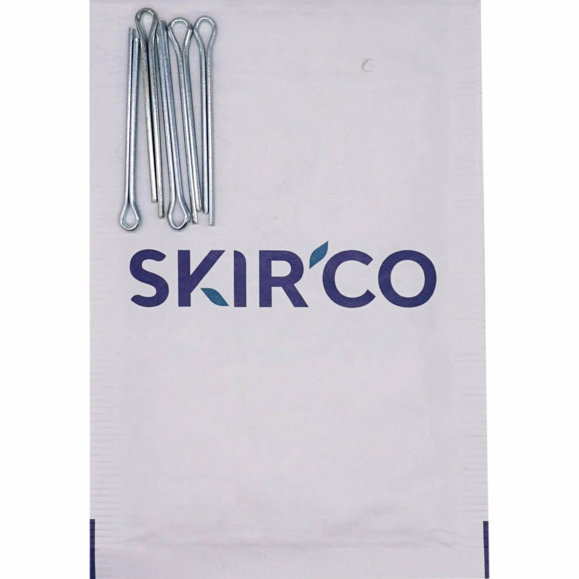 SKIR'CO (5 szt.) Zawleczki ze stali ocynkowanej 4 x 50 mm, Zawleczki, DIN 94, Zawleczki metalowe