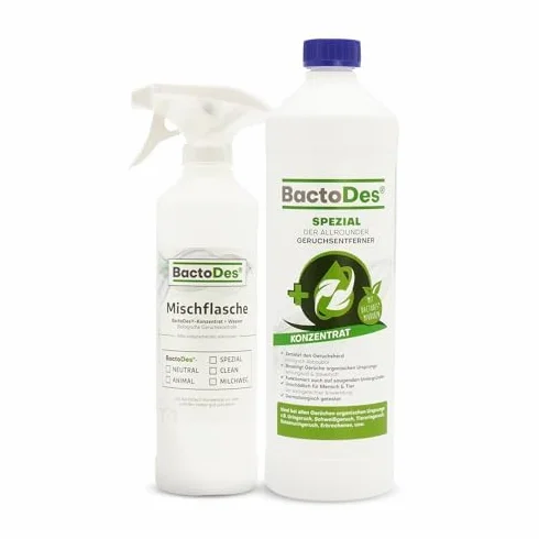 BactoDes Specjalny 1 l | uniwersalny neutralizator zapachów | neutralizator zapachów moczu