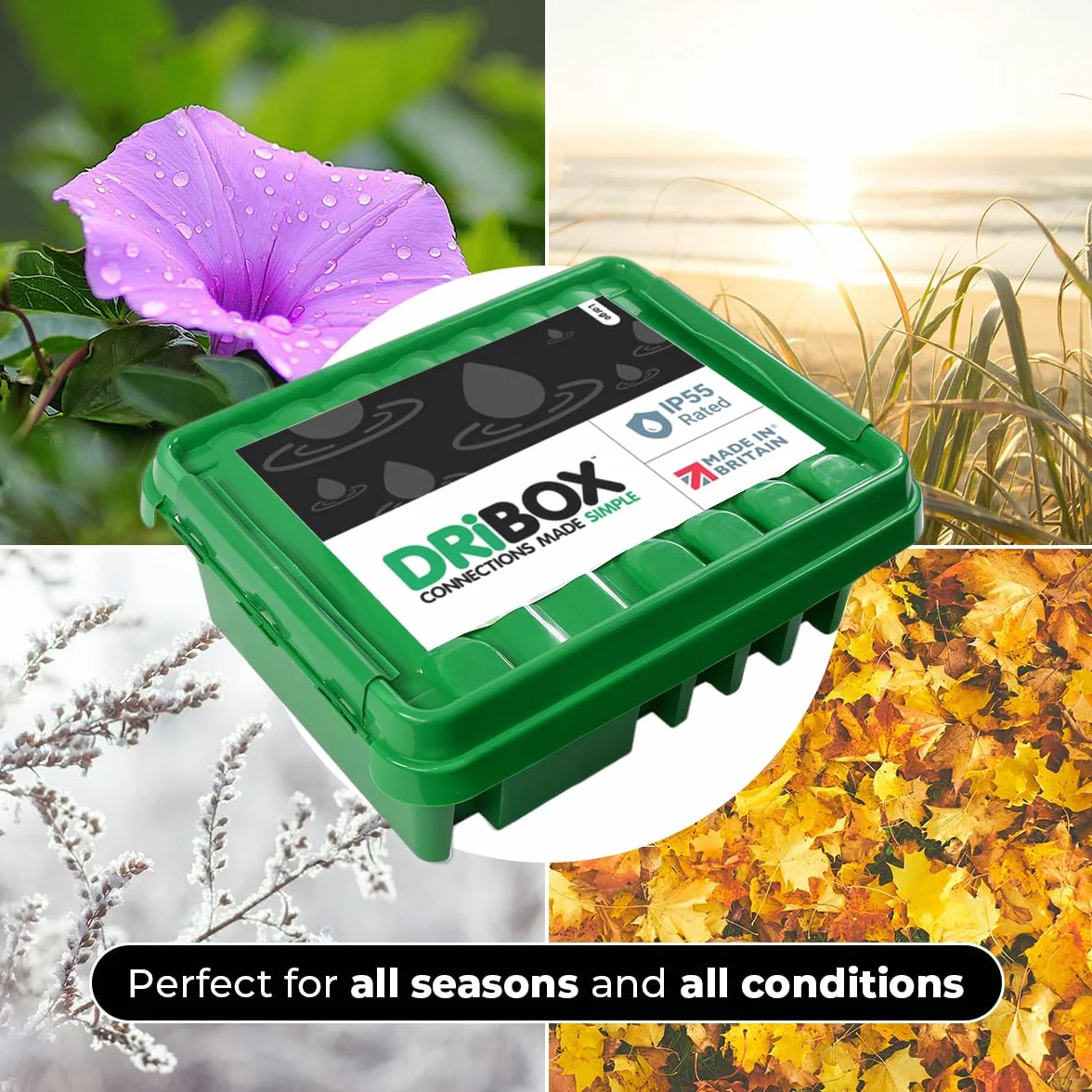 DRiBOX Mała zewnętrzna skrzynka przyłączeniowa IP55 25,5 x 14,1 x 10,2 cm