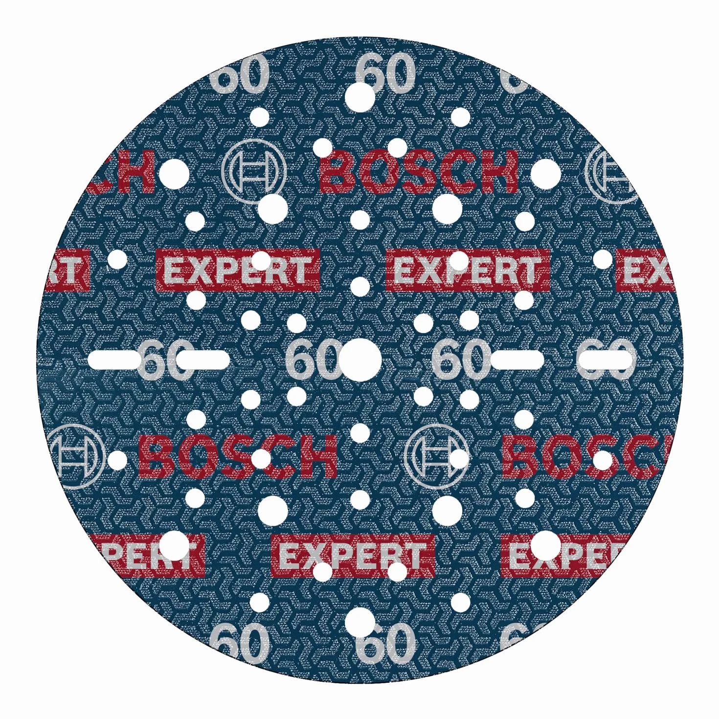 Bosch 50x EXPERT O780 tarcza szlifierska do folii, 150 mm (do twardego drewna, farba na drewnie, Ø 150 mm, ziarnistość 60, profesjonalne akcesoria szlifierka mimośrodowa)