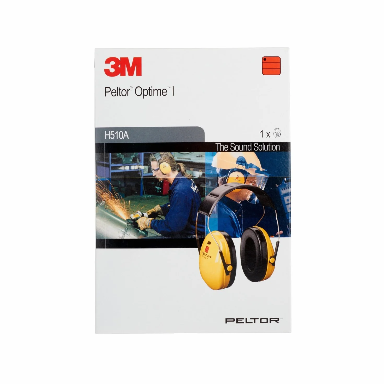 3M Peltor Optime I H510a nauszniki żółte uniwersalne