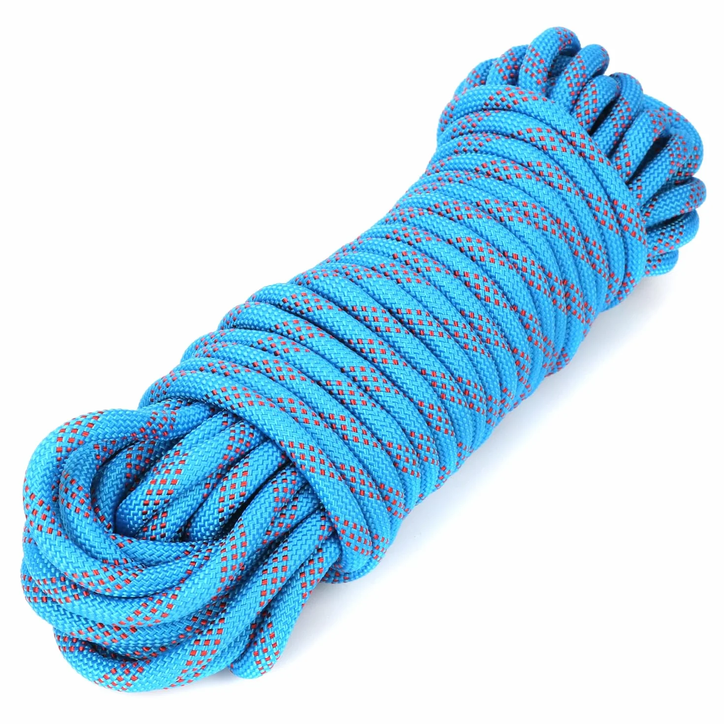 QWORK® lina 10 mm x 20 m niebieska, linka zewnętrzna, antypoślizgowa, odporna na zużycie, do rolnictwa, żeglugi, kempingu