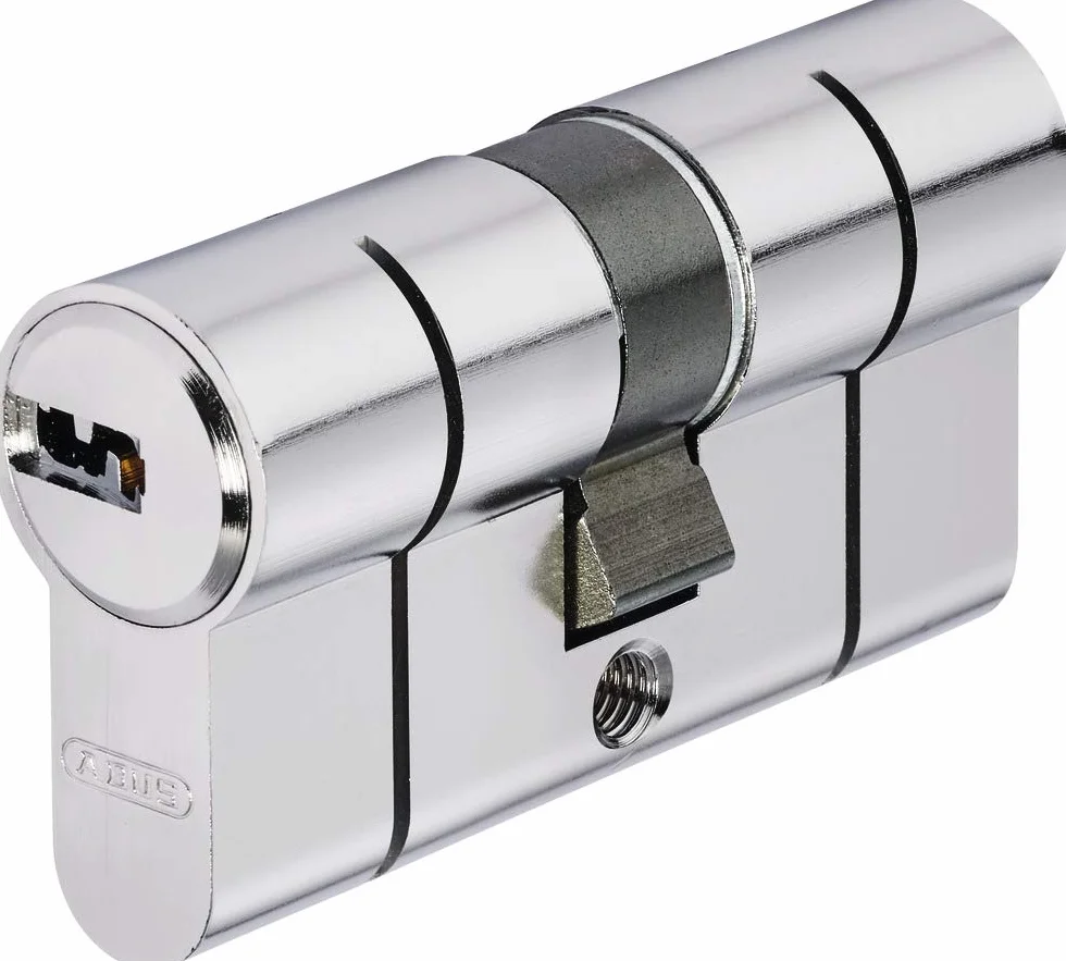 ABUS d6ps45/45 bębenkowy do drzwi, srebrny, zestaw 7-częściowy