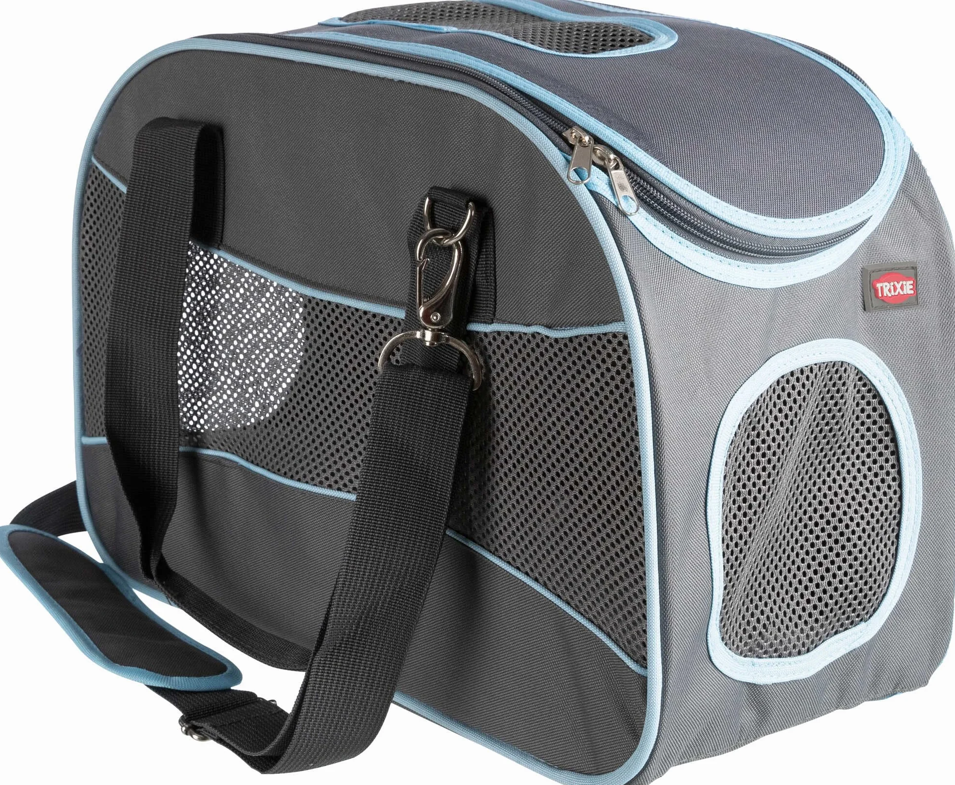 TRIXIE 28856 torba Alison, 20 × 29 × 43 cm, szary/niebieski