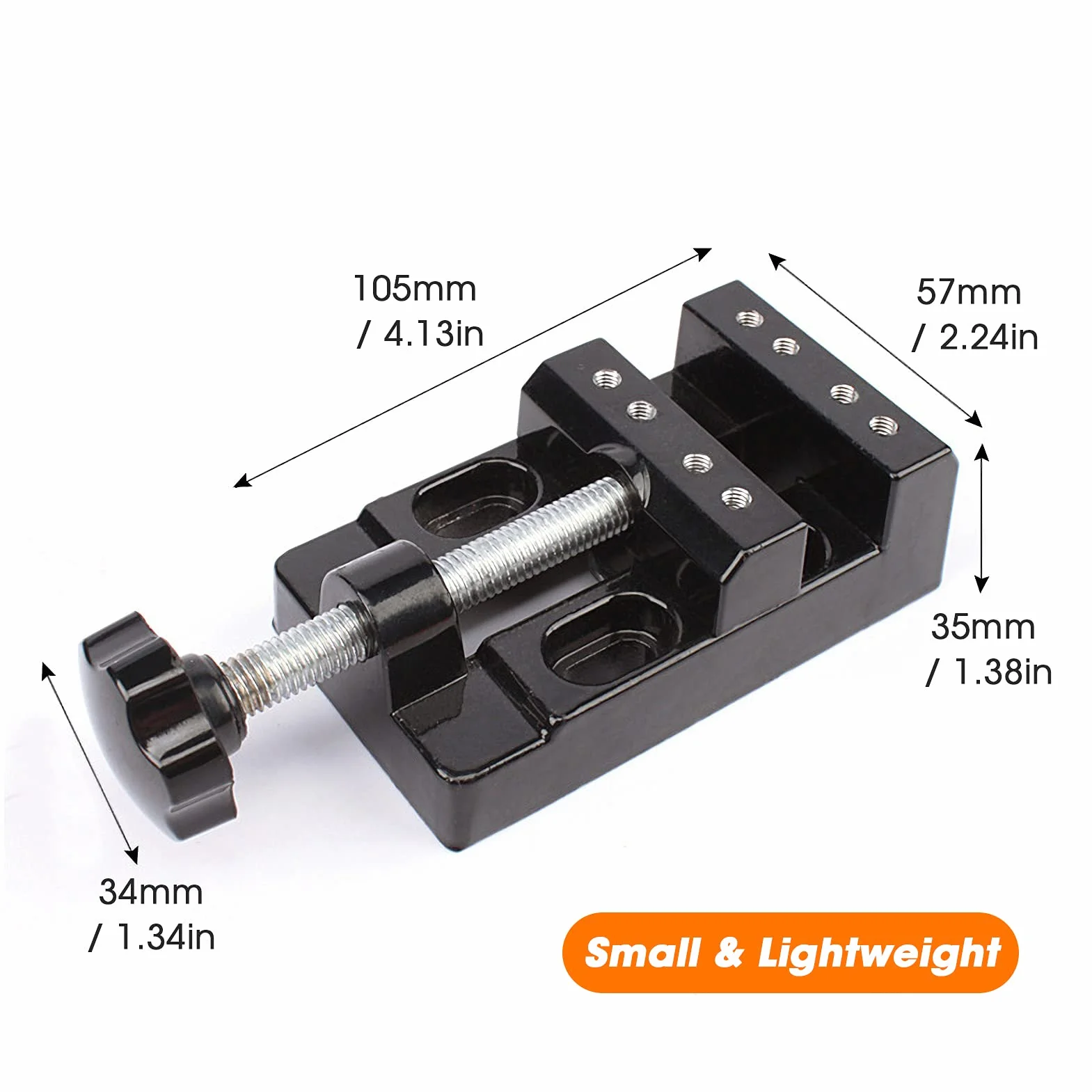 Mini imadło, płaskie imadło, imadło równoległe, imadło stołowe, do naprawy zegarków, biżuterii, zakres zaciskania 0-53 mm