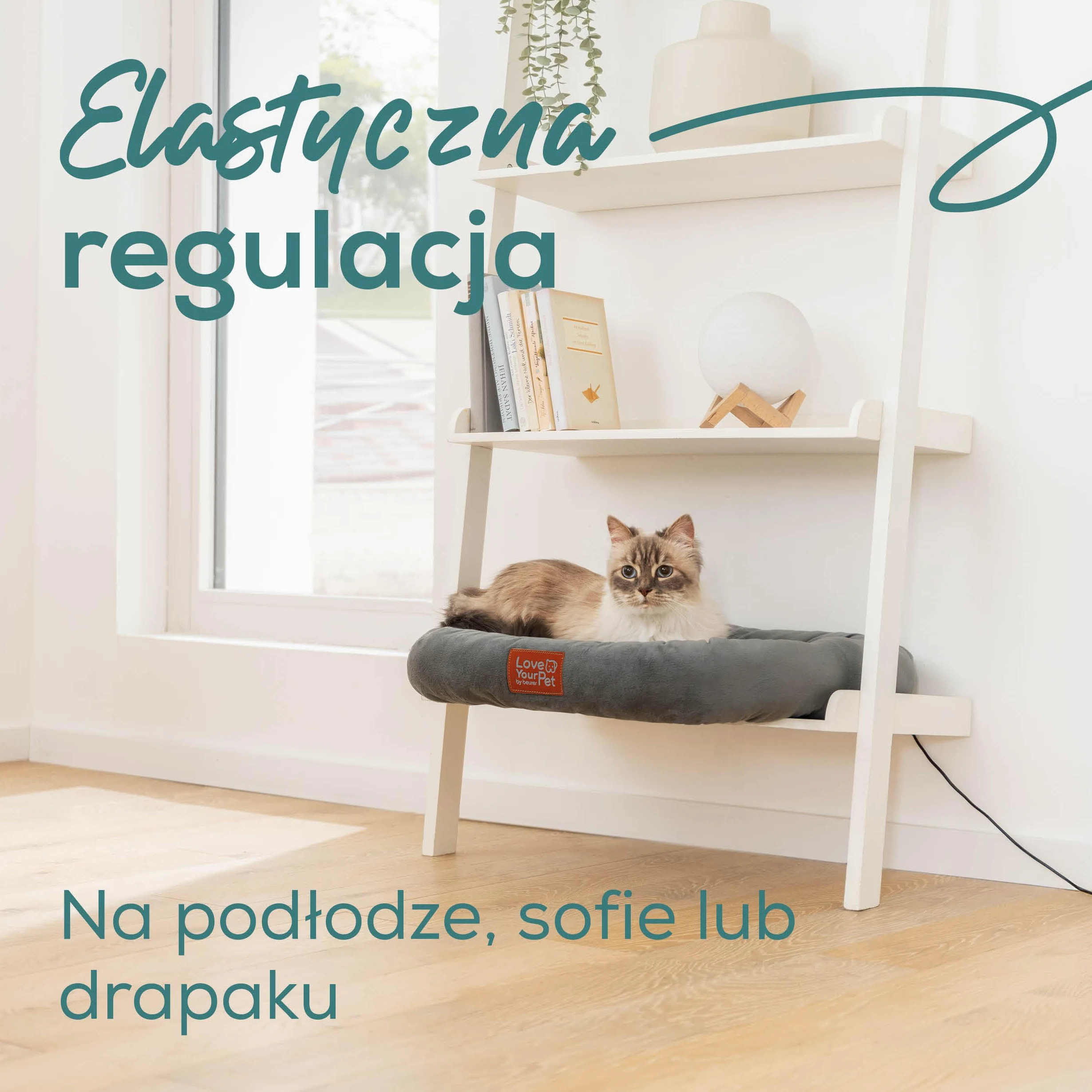 Beurer Podgrzewane legowisko Kira dla psów i kotów 58x50 cm z timerem