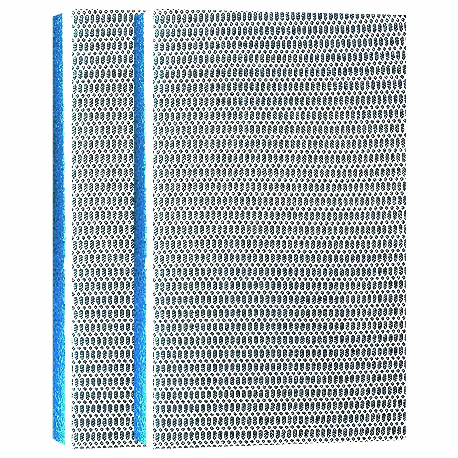 VOSSOT 2 szt. wata filtrująca 8D do akwarium, gąbki filtrujące do stawu, 30 x 20 cm, gąbka filtrująca, do akwarium, do czyszczenia wody, do ponownego użycia