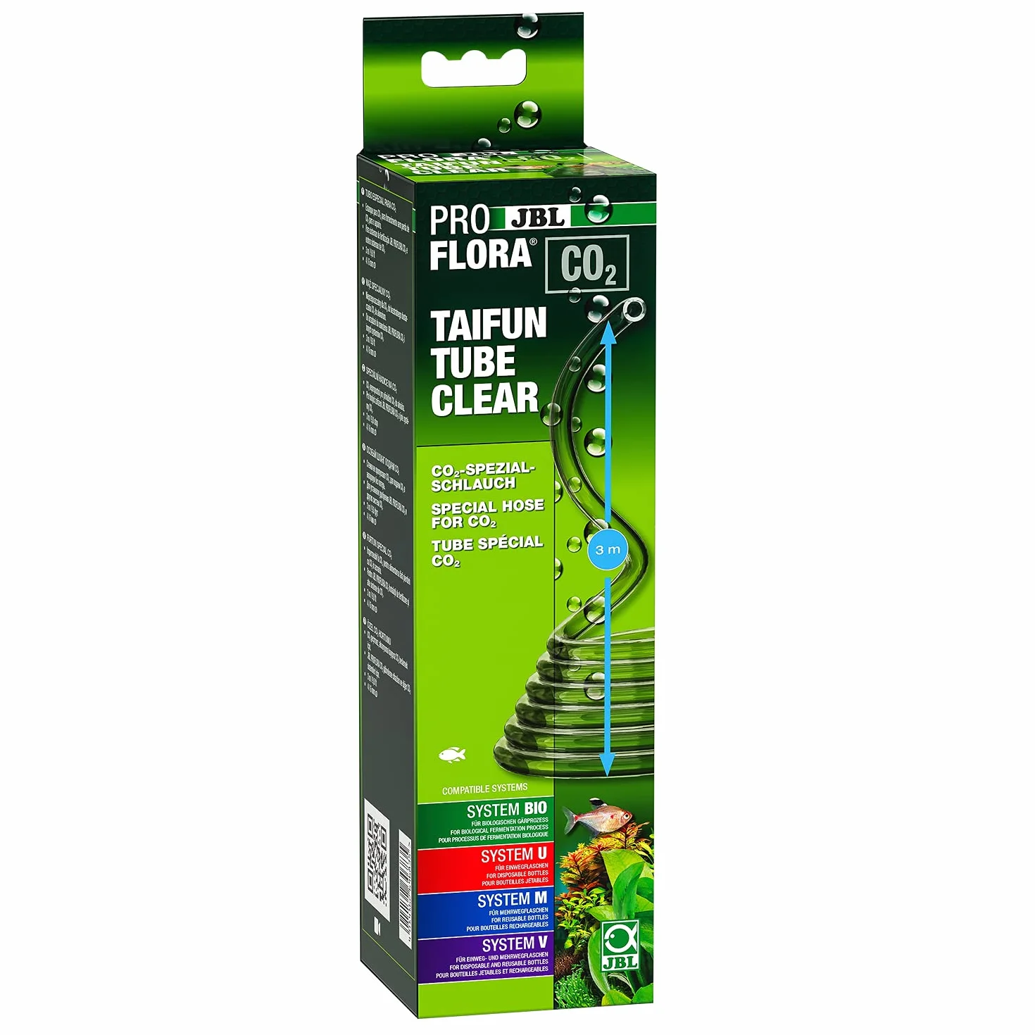JBL ProFLORA CO2 TAIFUN rurka przezroczysta