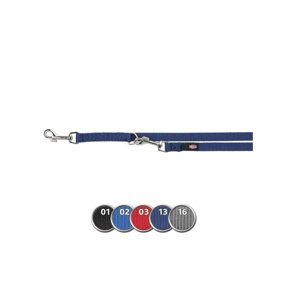 Trixie Premium V linka M – L: 3,00 m/20 mm czarna