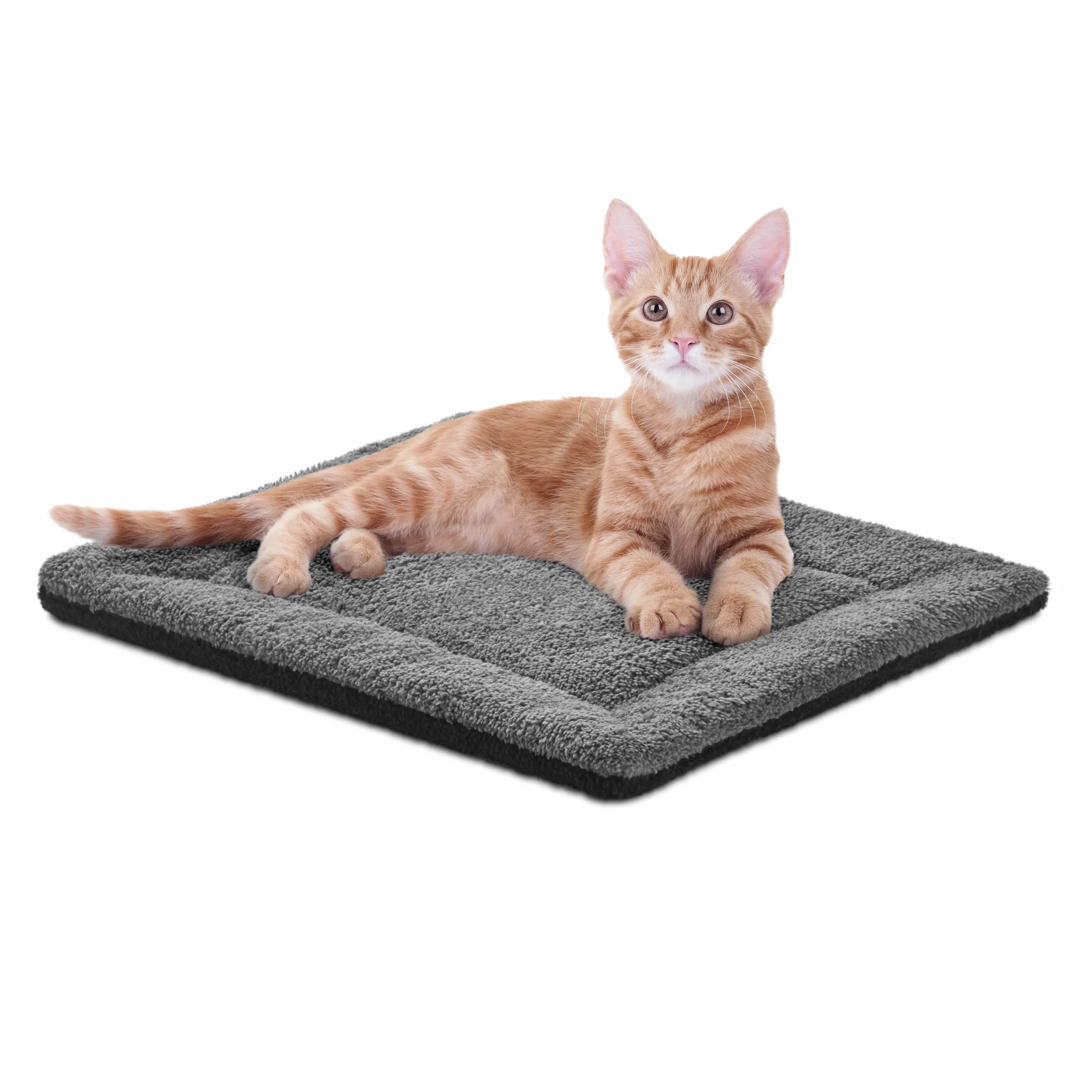 K&H PET PRODUCTS samonagrzewająca się podkładka dla zwierząt domowych, mata termiczna dla kota i psa, szara/czarna, 53,3 cm x 43,18 cm