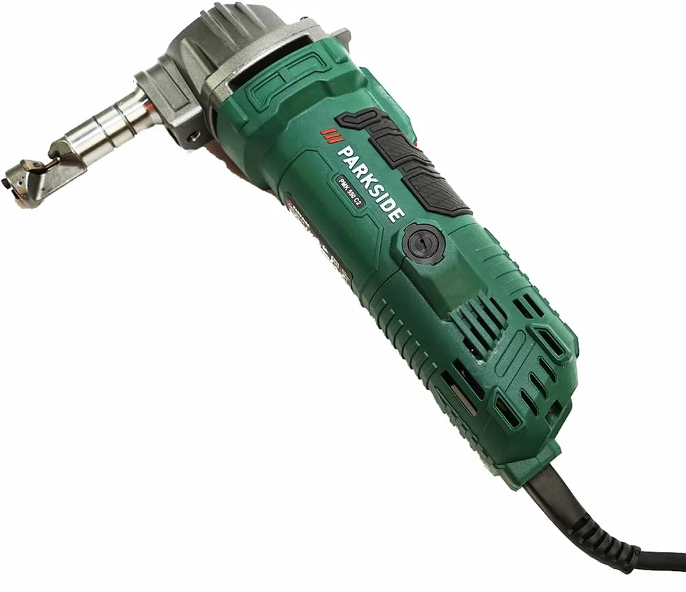 Zestaw PSIDE® – nożyce do cięcia blachy PARKSIDE® PMK 550 + brelok PSIDE®
