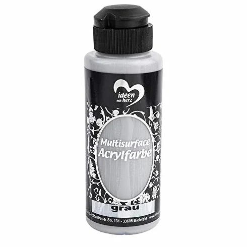 Ideen mit Herz Multisurface Farba akrylowa 120 ml szary