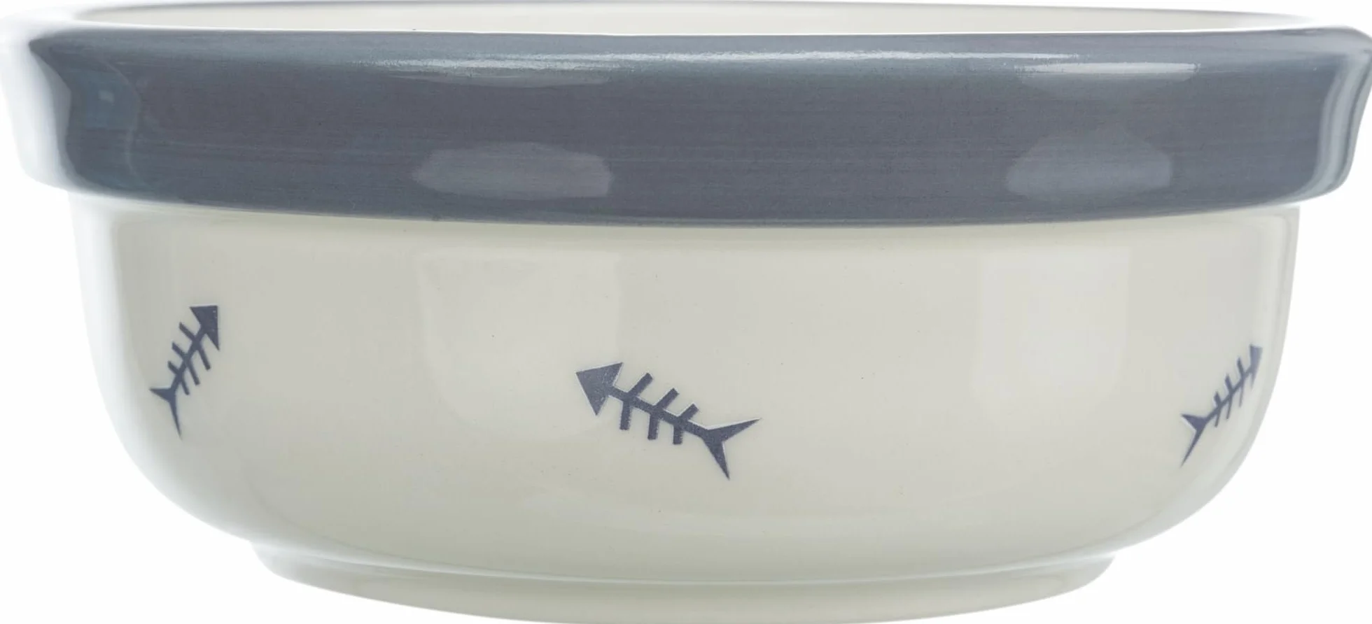 Miska ceramiczna Trixie z nadrukami łap dla psów, 1,4 litra/20cm, różne kolory (brązowy lub ciemnobrązowy)