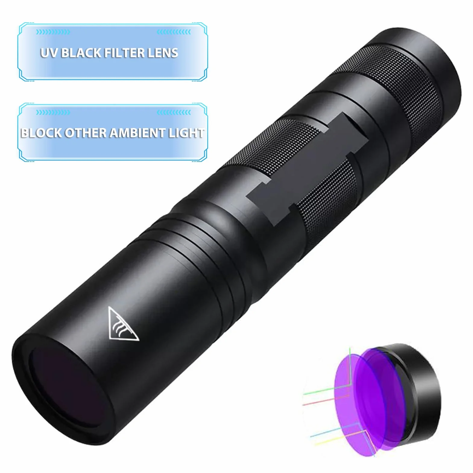 Światło UV 365 nm, 20 W, przenośna lampa drewniana, ładowalna, mini ręczna latarka UV na mocz psa, plamy dla zwierząt domowych, utwardzanie żywicą, środek fluorescencyjny