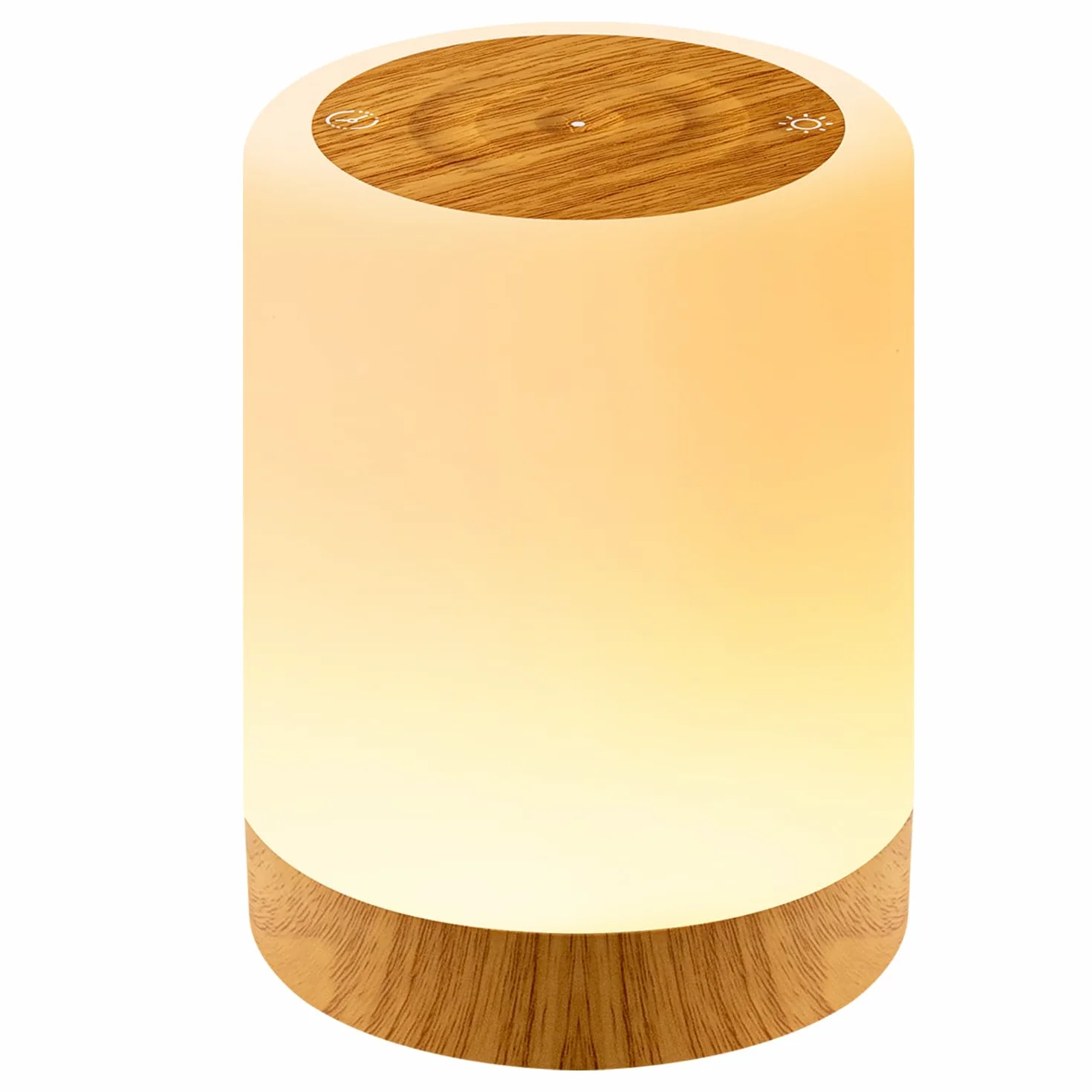 Auxmir lampa nocna LED, ściemniana, lampa stołowa do 13 kolorów, przenośna lampka nocna z pilotem zdalnego sterowania, ciepłe, białe światło i zmiana kolorów, do sypialni, salonu, dla dzieci/dorosłych