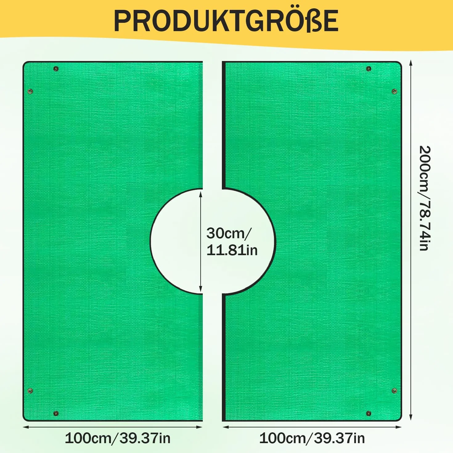 Plandeka do przycinania drzew 2x2 m z otworem 30 cm przenośnik liści