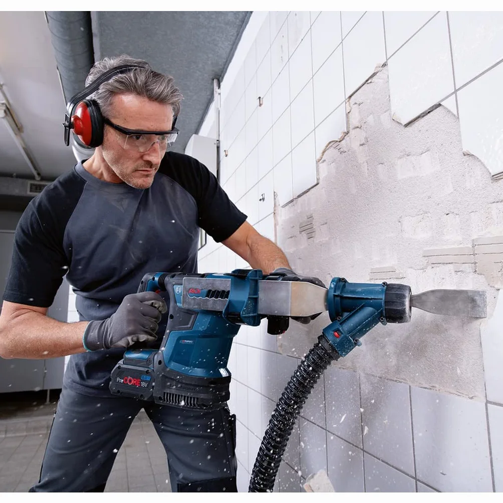 Bosch Professional GBH 18V-34 CF Akumulatorowy młot udarowo-obrotowy BITURBO SDS plus 5,8 J Bluetooth