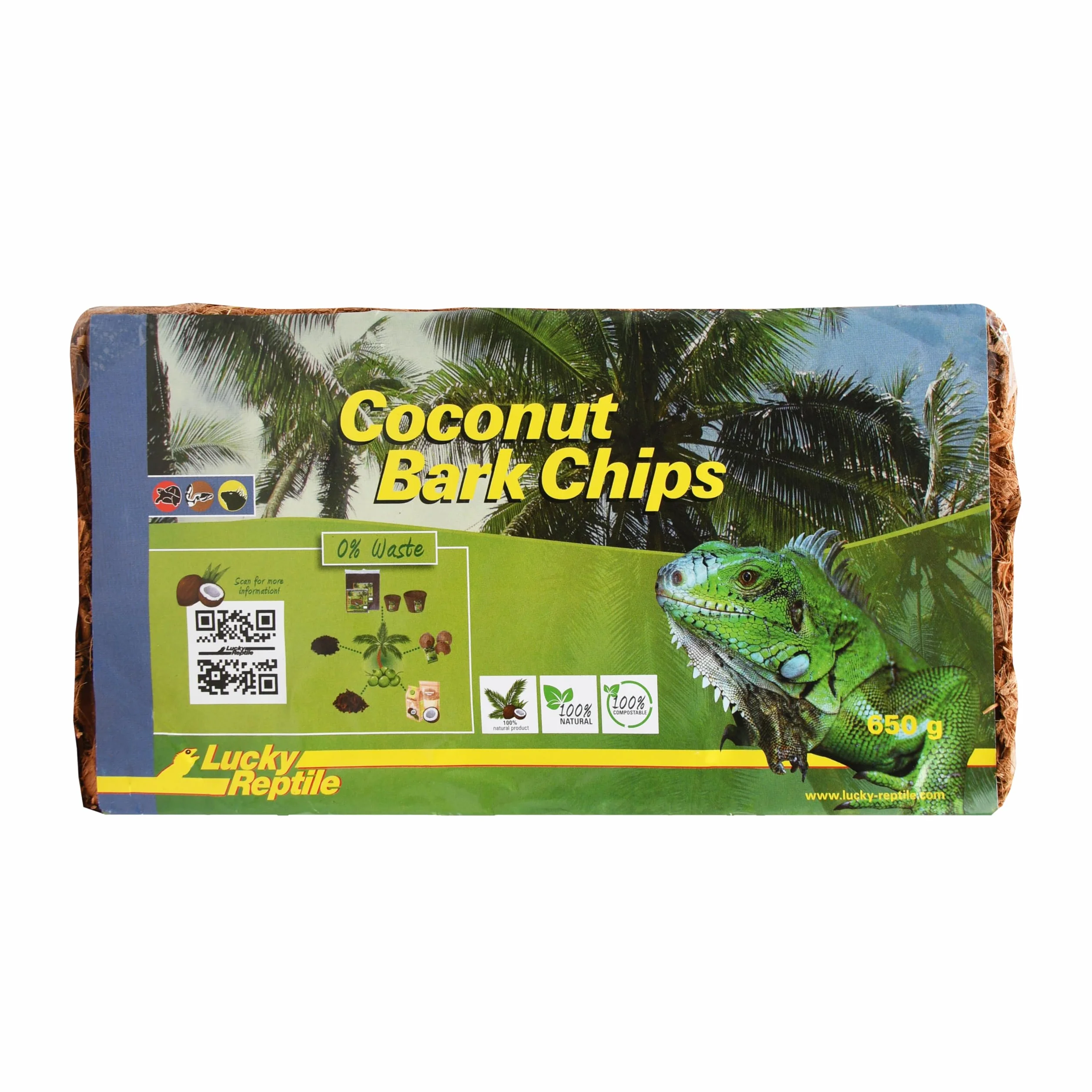 Lucky Reptile Chipsy kokosowe, rozmiar: 650 g