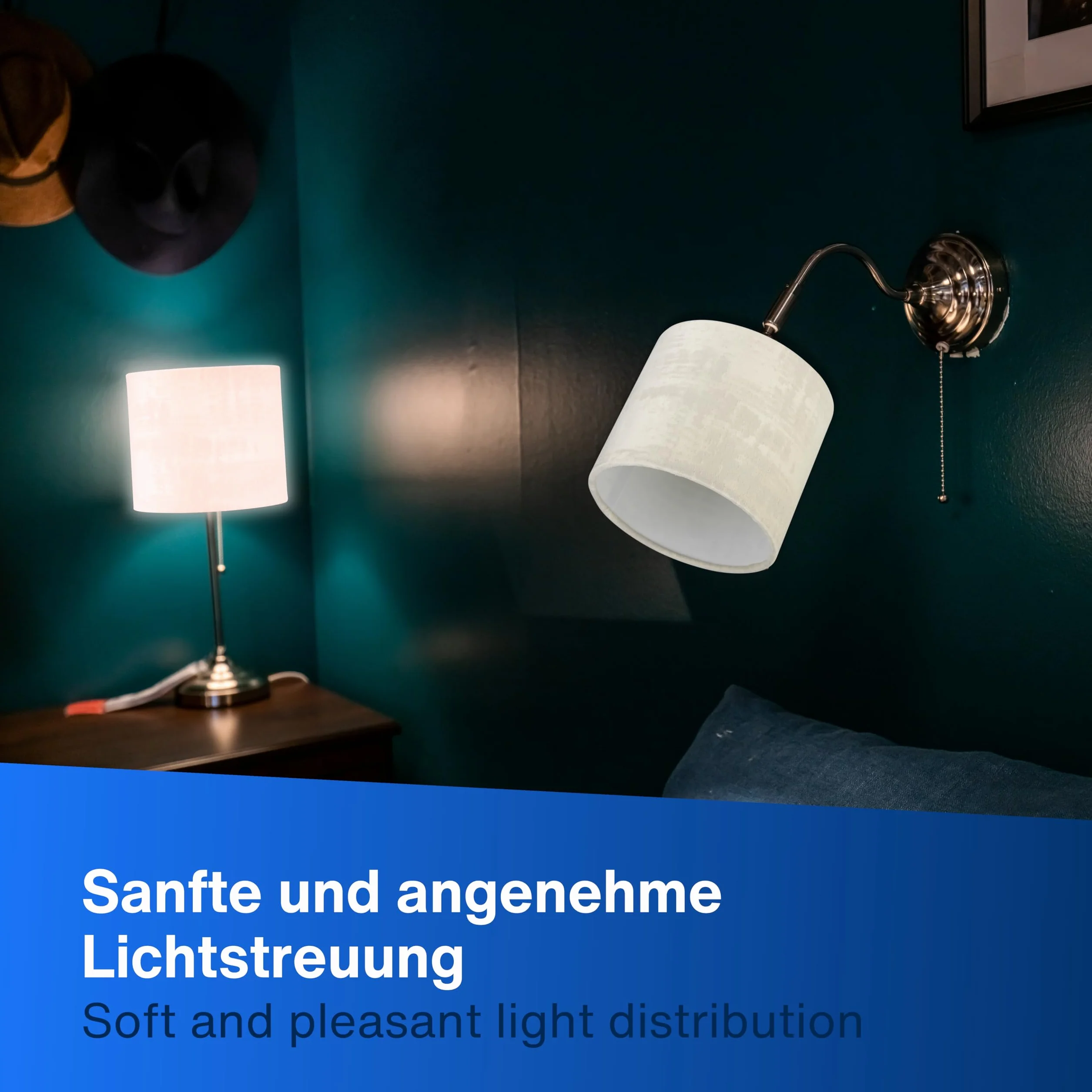REV Klosz lampy - Zamienny klosz lampy okrągły w stylu vintage z wysokiej jakości bawełny, średnica 14 cm, do lampy wiszącej i lampy stołowej, oprawka E27, taupe