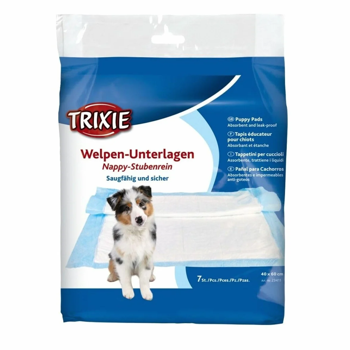 Trixie Podkłady Treningowe, Biały, 7 Sztuk 40 × 60 cm
