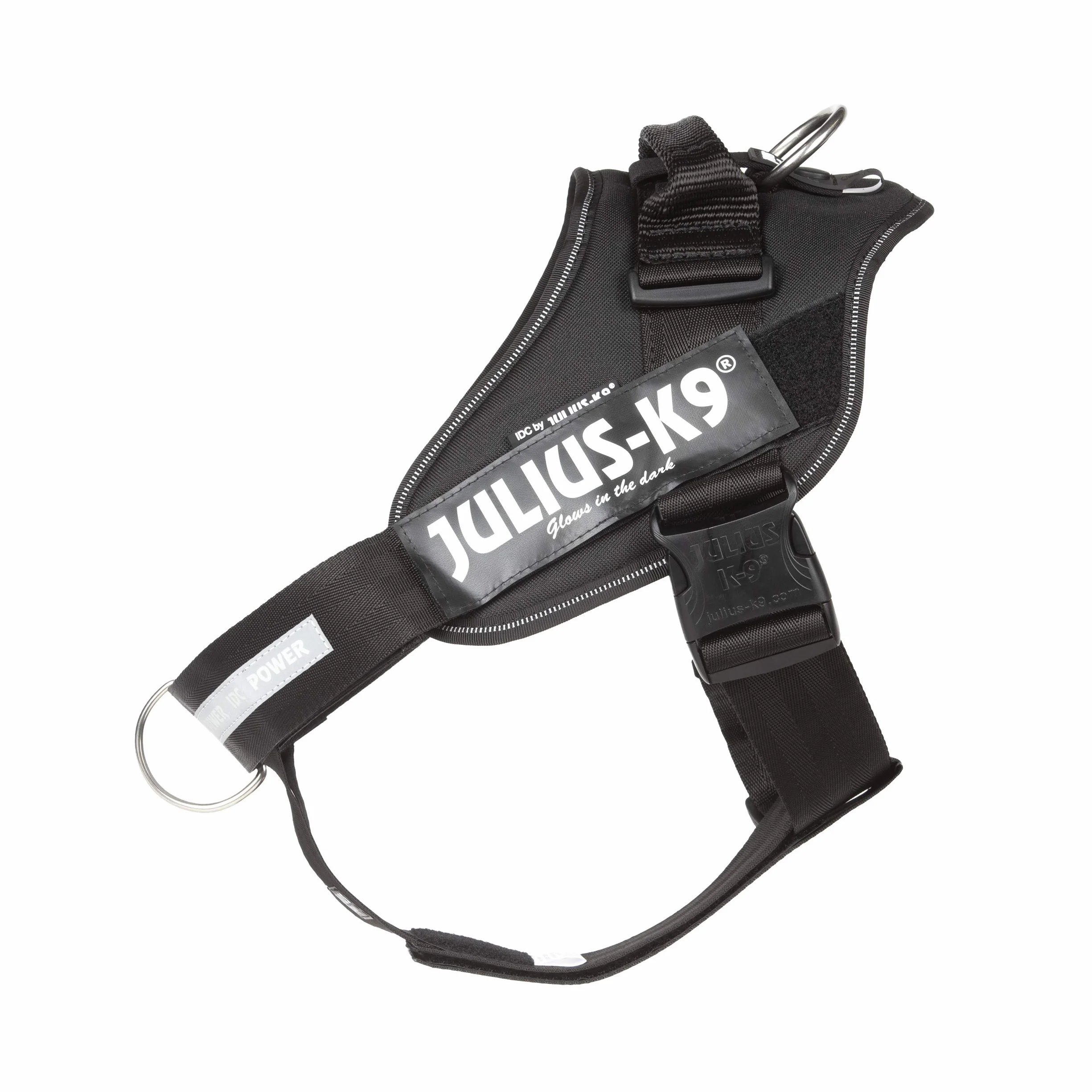 Julius-K9, IDC Powerharness, uprząż dla psa z przednim paskiem sterującym Y, rozmiar: XL/2, czarna