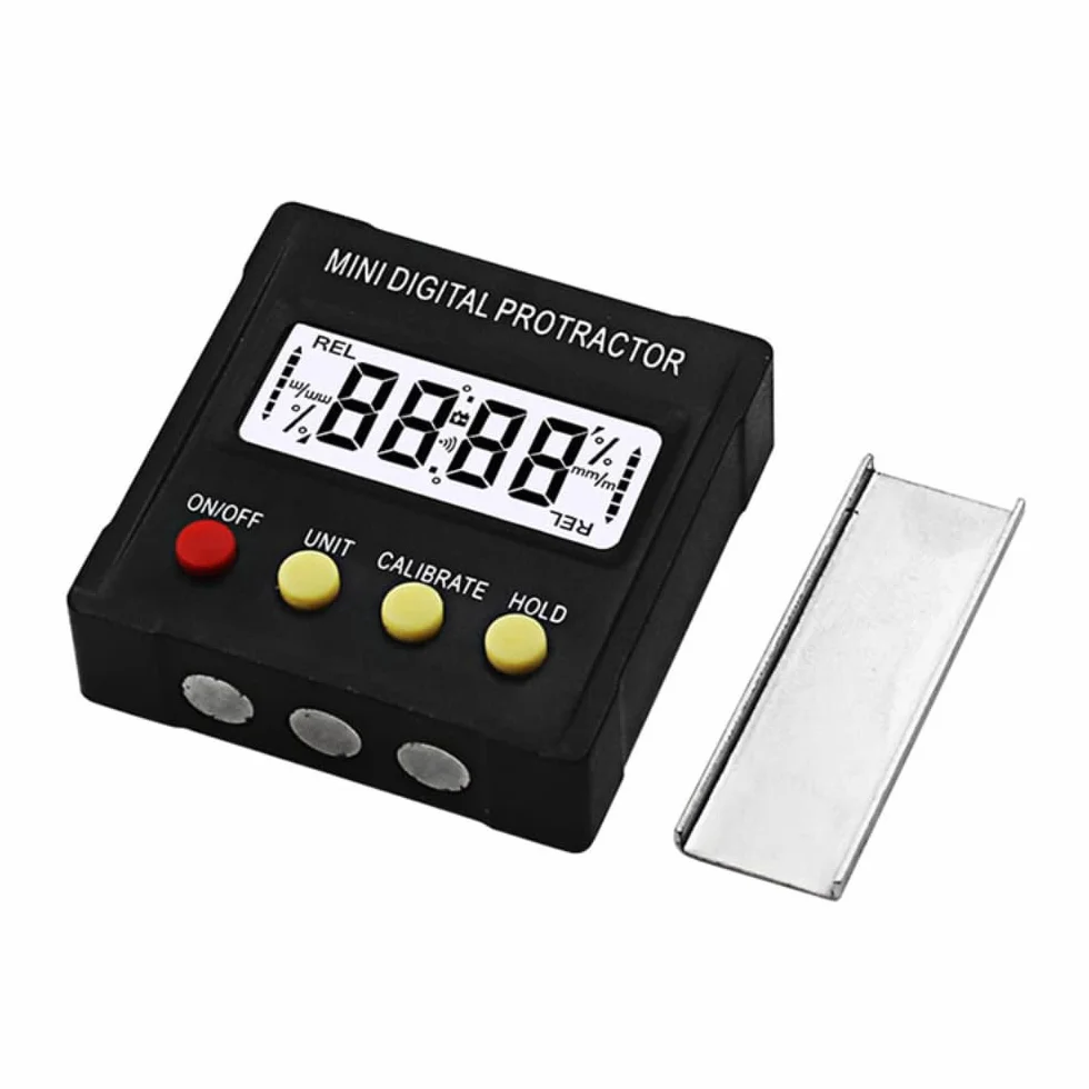 DollaTek Cyfrowy Inklinometr Kątomierz Magnetyczny Mini Elektroniczny Poziomica