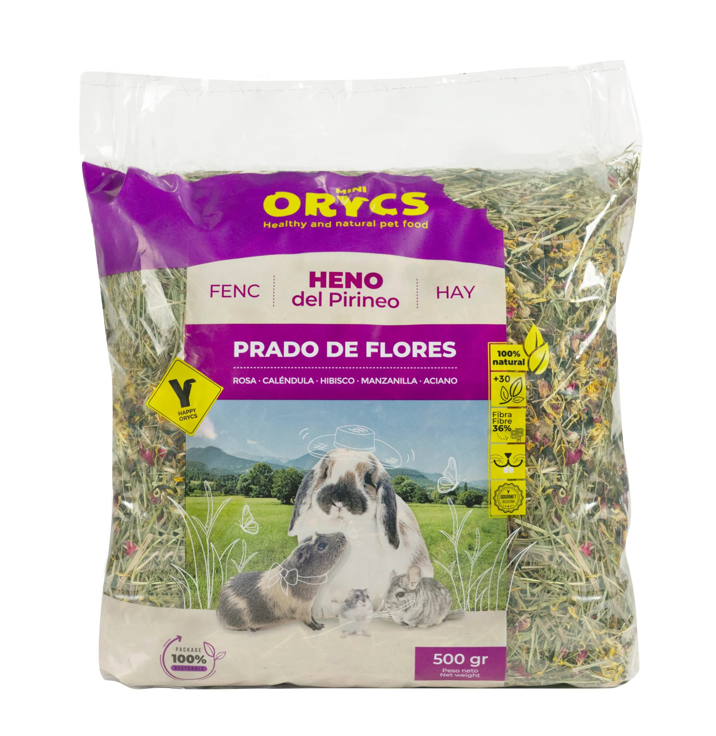 Ogrodowe siano łąka kwiatowa 500 g